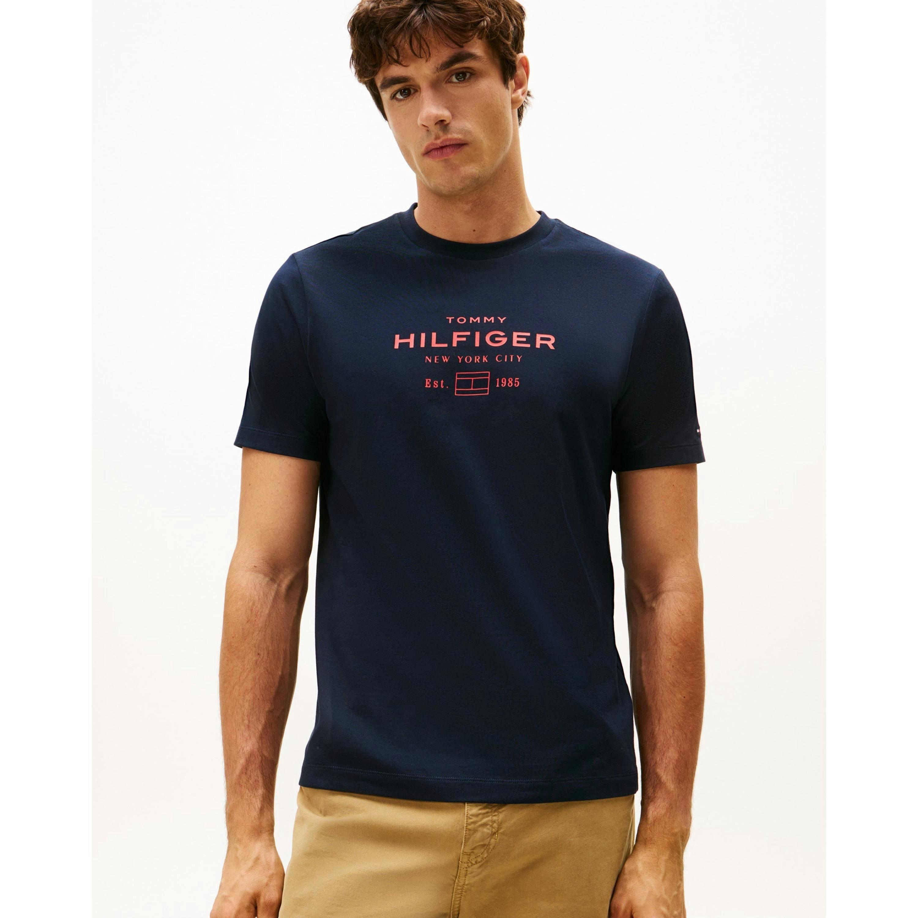Tommy Hilfiger Graphic T-Shirt  in Navy , view 1 of 5