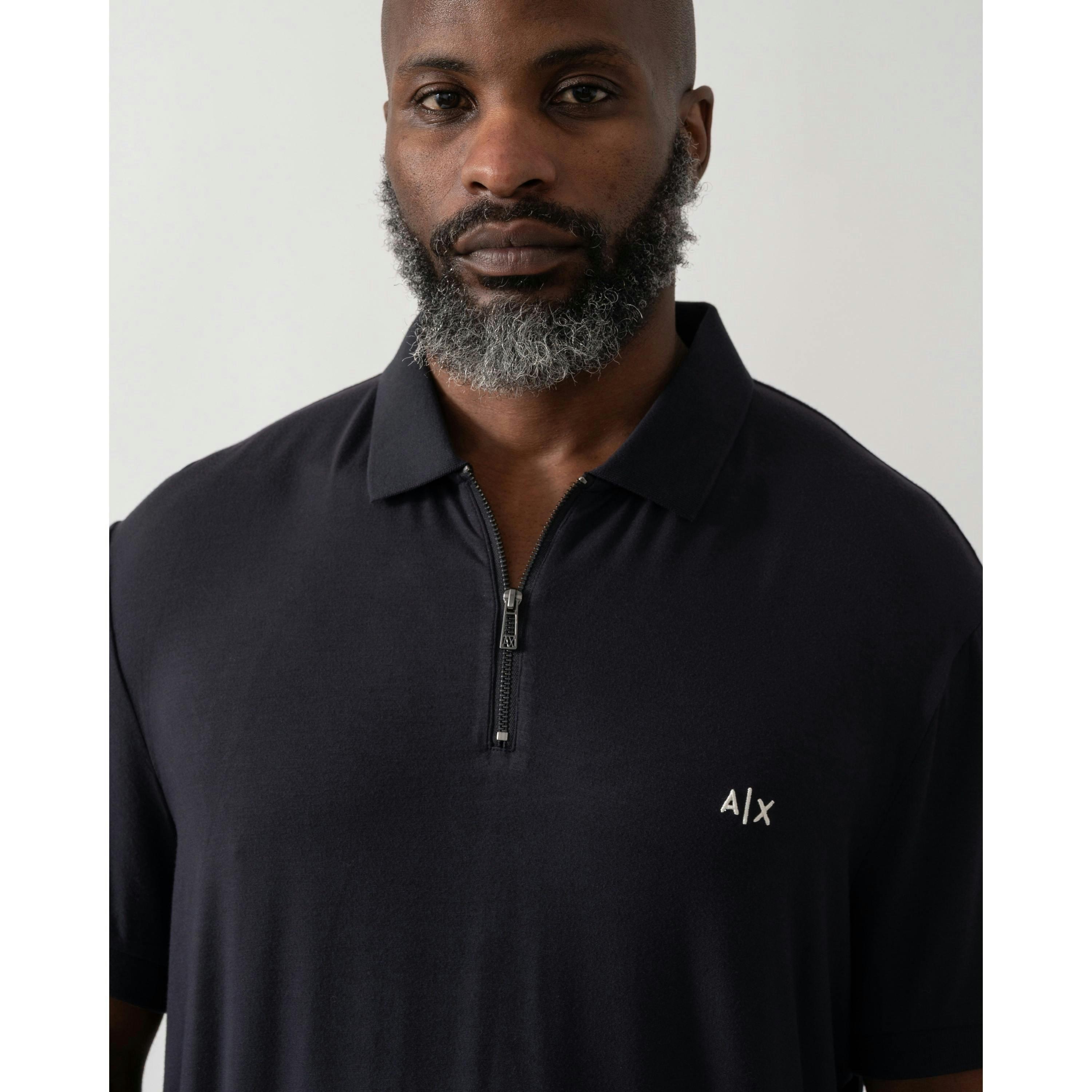 Armani Exchange Polo Shirt  in Blue , view 3 of 4