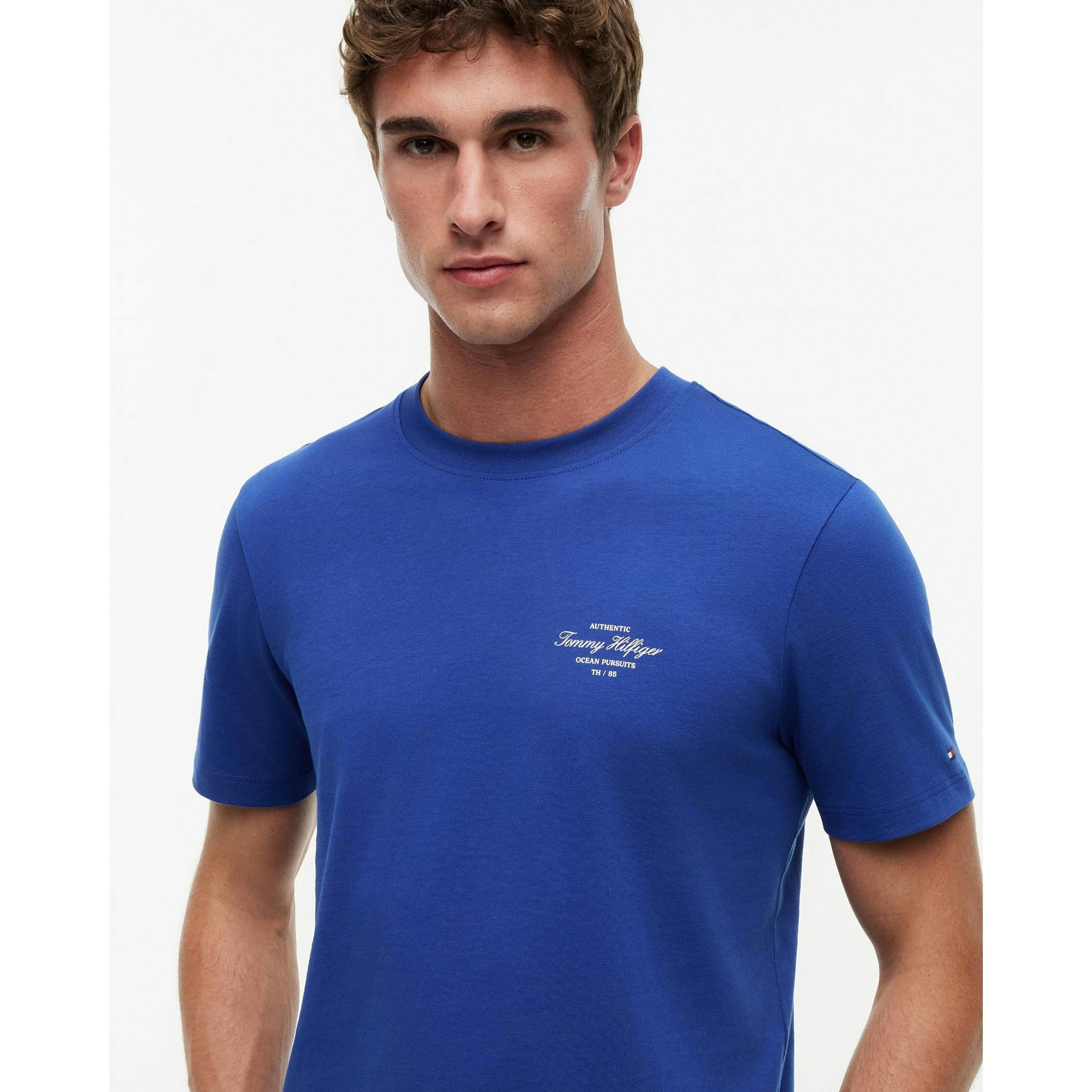 Tommy Hilfiger Nautical T-Shirt  in Purple , view 3 of 5