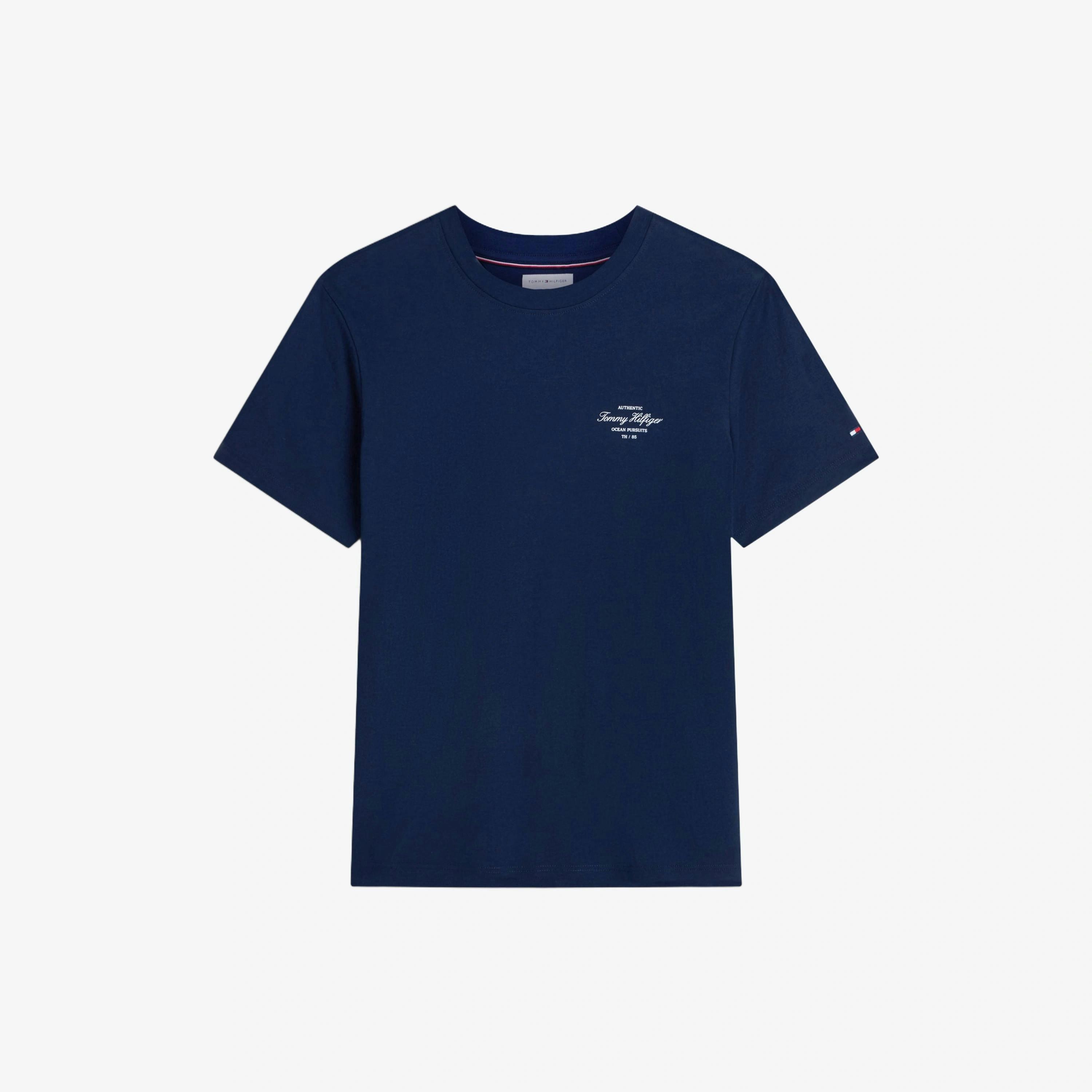 Tommy Hilfiger Nautical Back Photo T-Shirt  in Blue , view 3 of 5