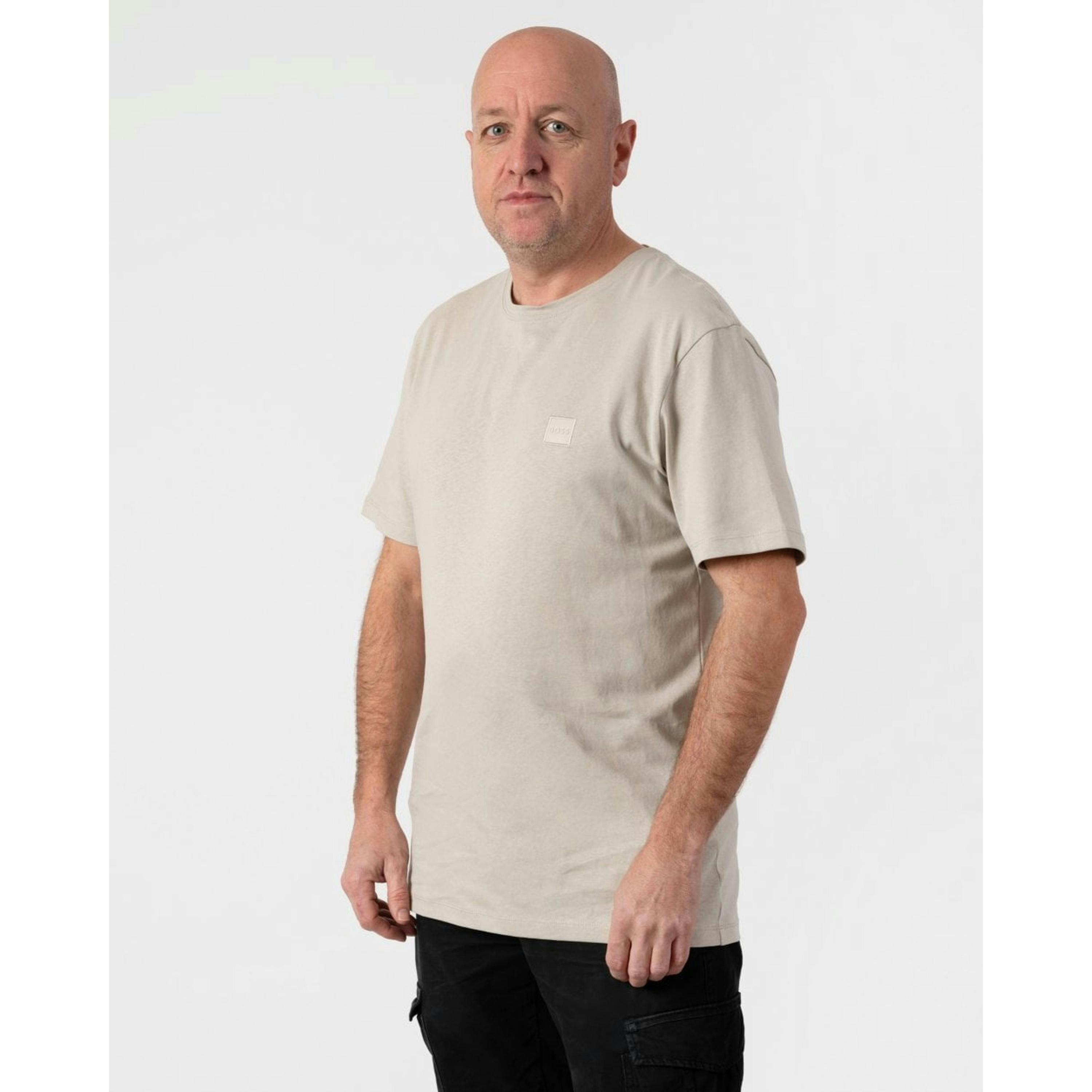 Hugo Boss Logo Patch T-Shirt  in Grey , view 1 of 2
