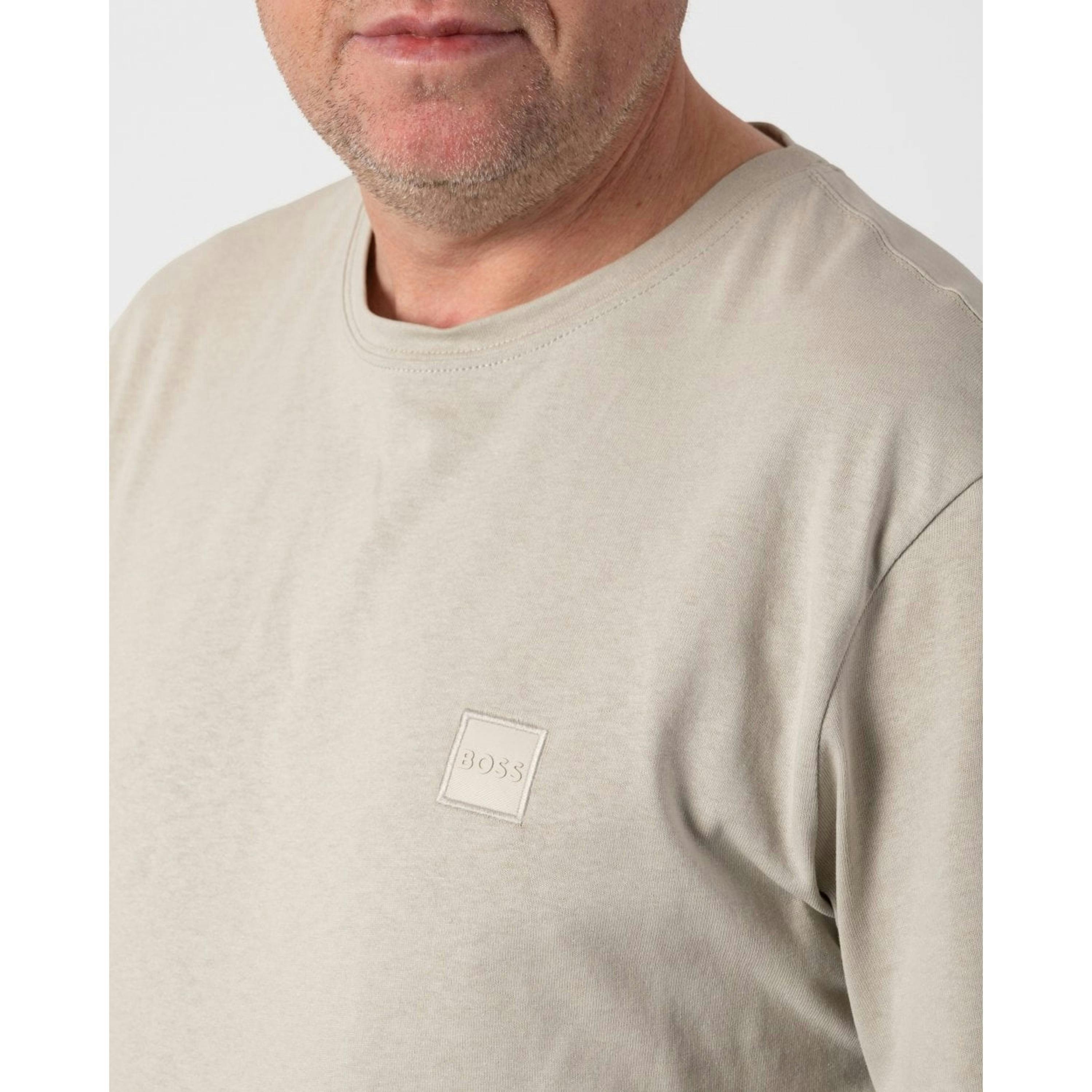 Hugo Boss Logo Patch T-Shirt  in Grey , view 2 of 2