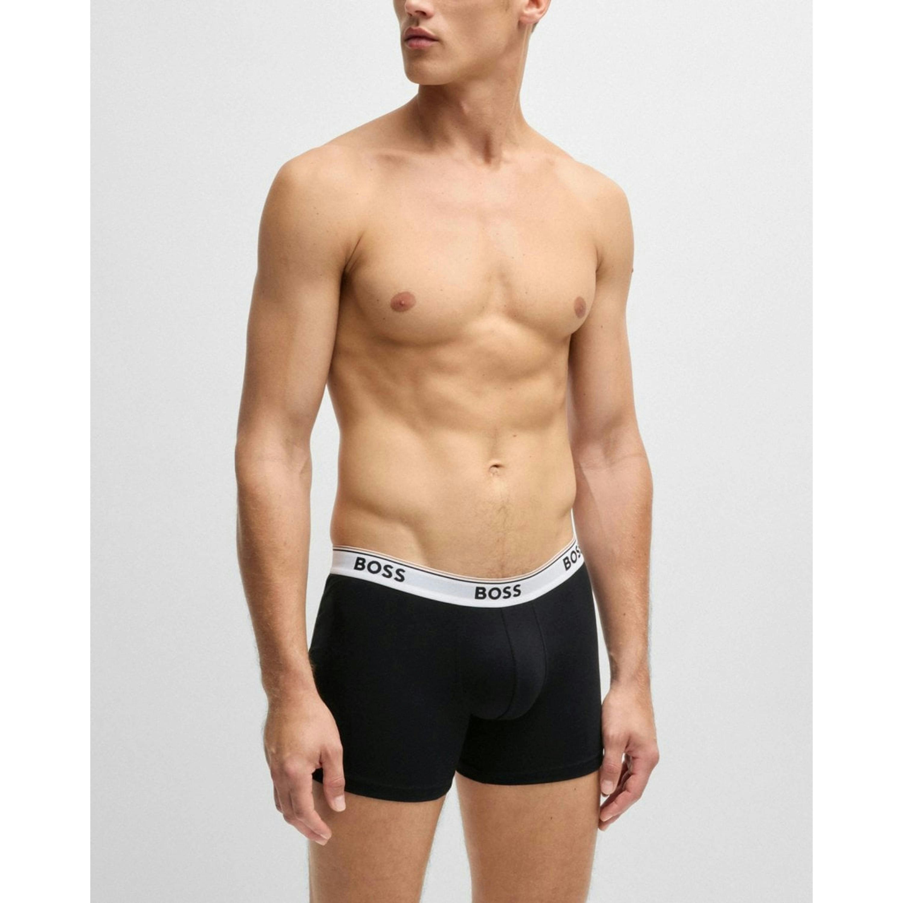 Hugo Boss Logos Boxers  in Black , view 1 of 5