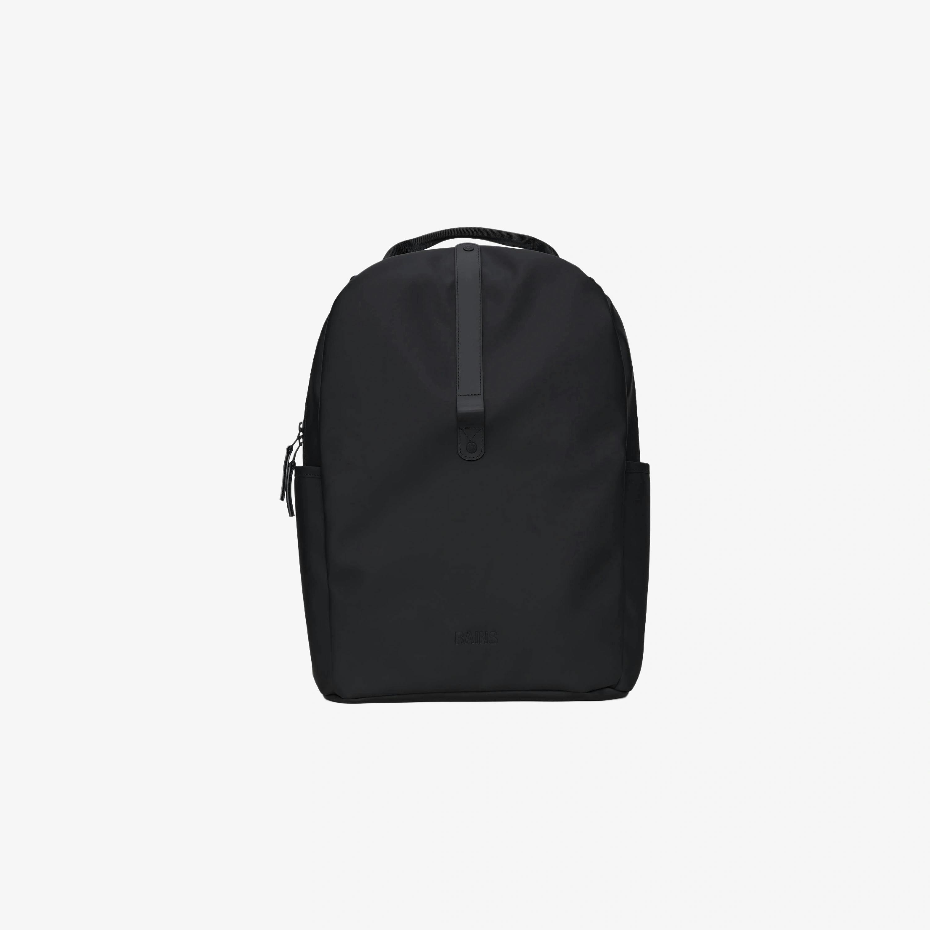 Rains Clip Front Backpack  in Black , view 1 of 3