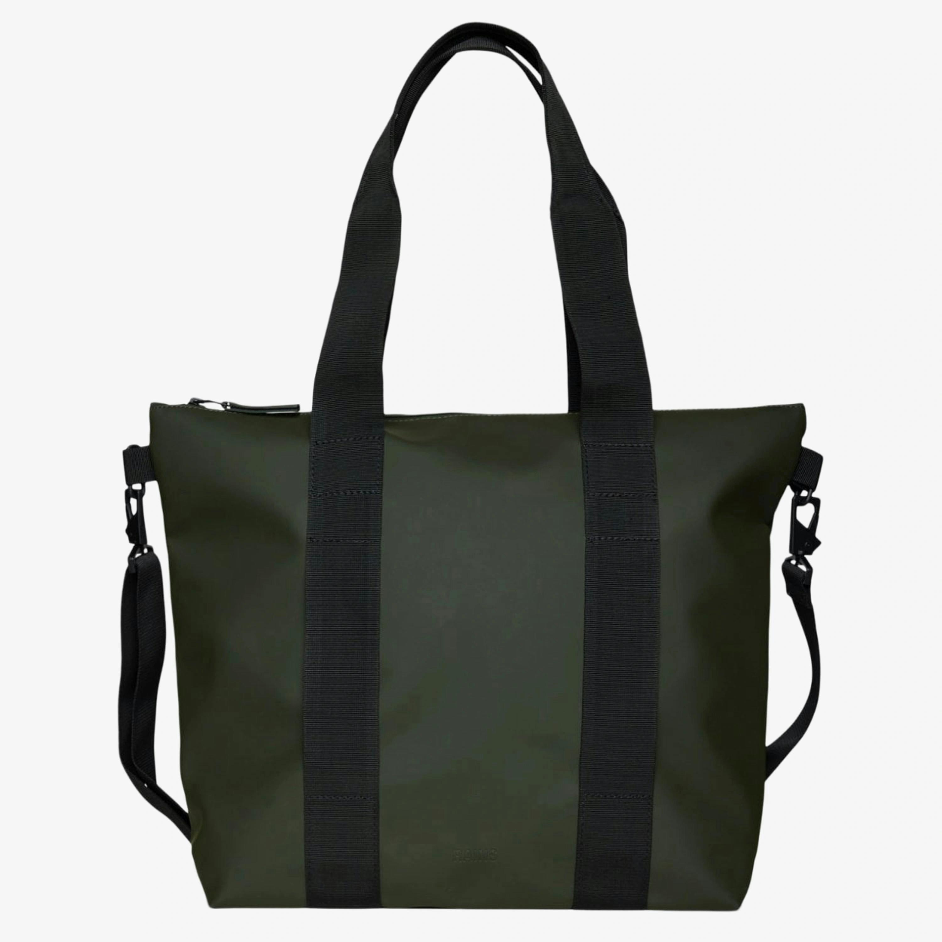 Rains Tote Bag  in Green , view 1 of 2