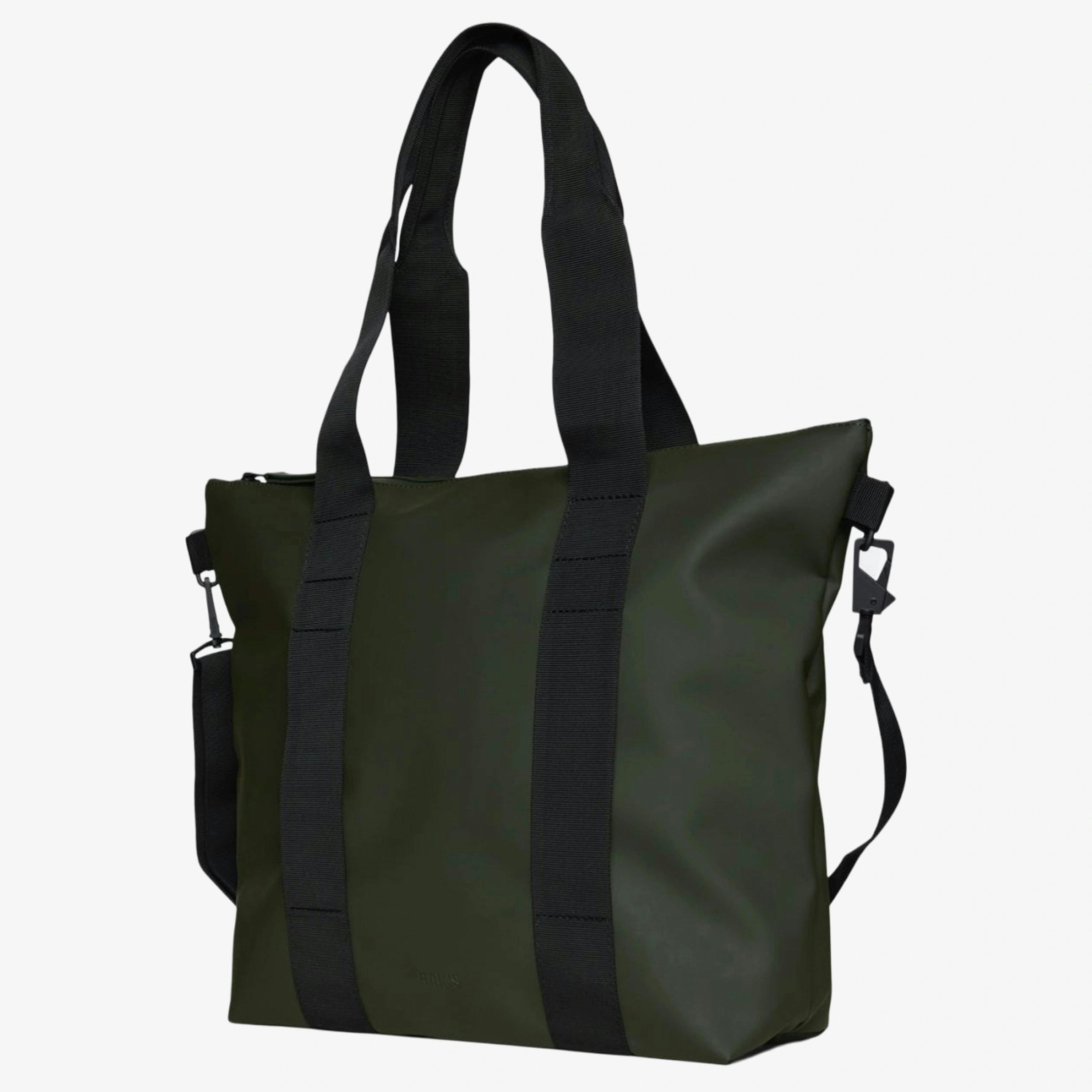 Rains Tote Bag  in Green , view 2 of 2