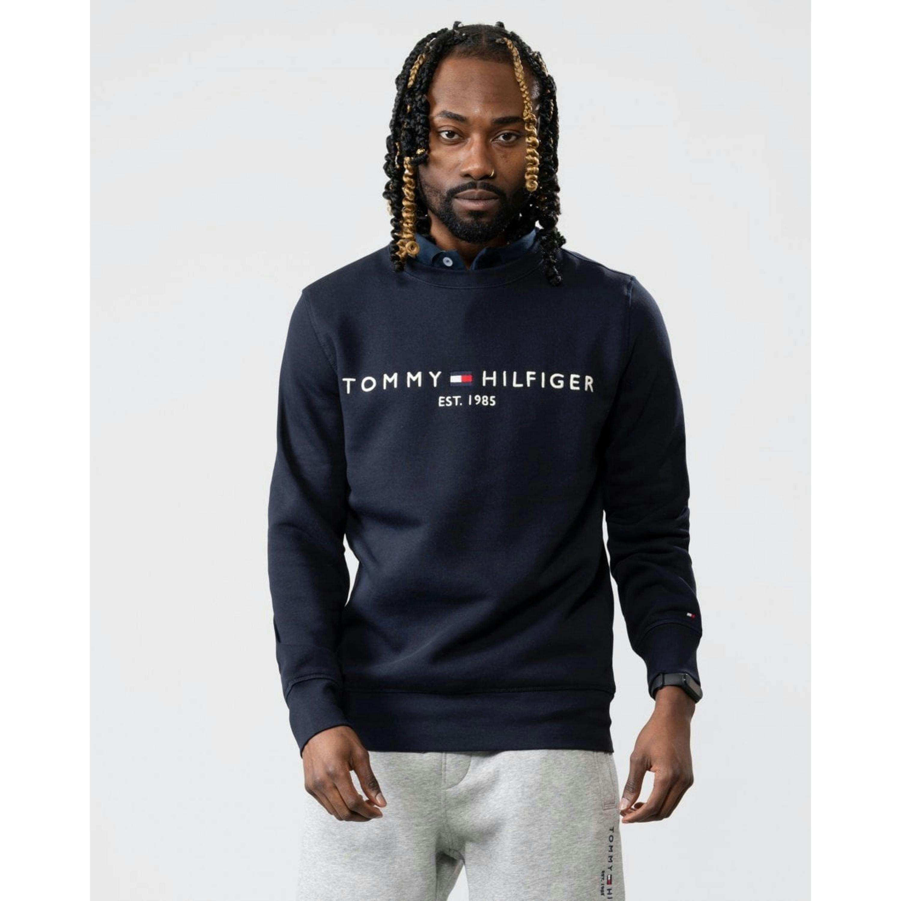 Tommy Hilfiger Tommy Logo Sweatshirt  in Blue , view 1 of 6