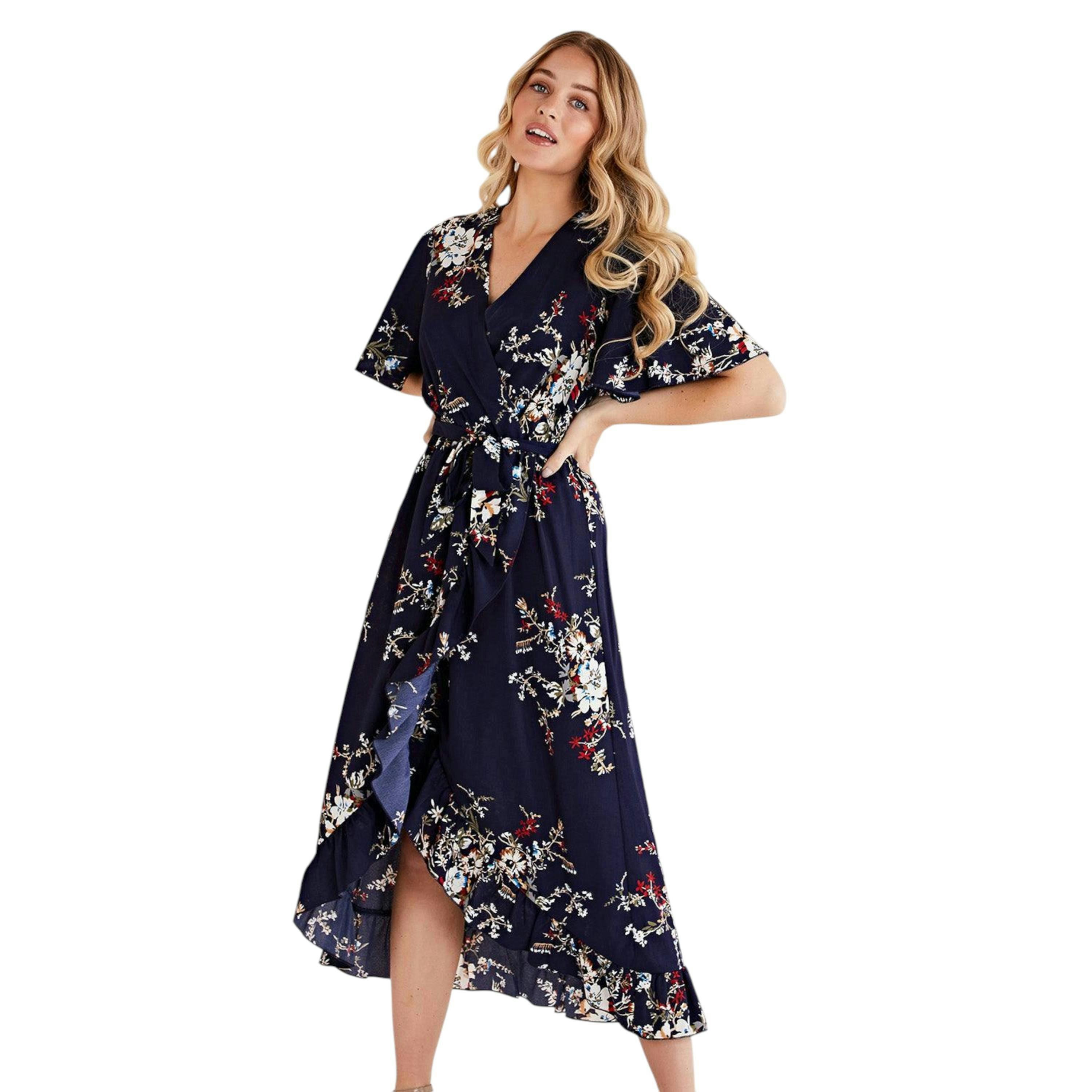 Dipped Hem Maxi Dress , view 1 of 2