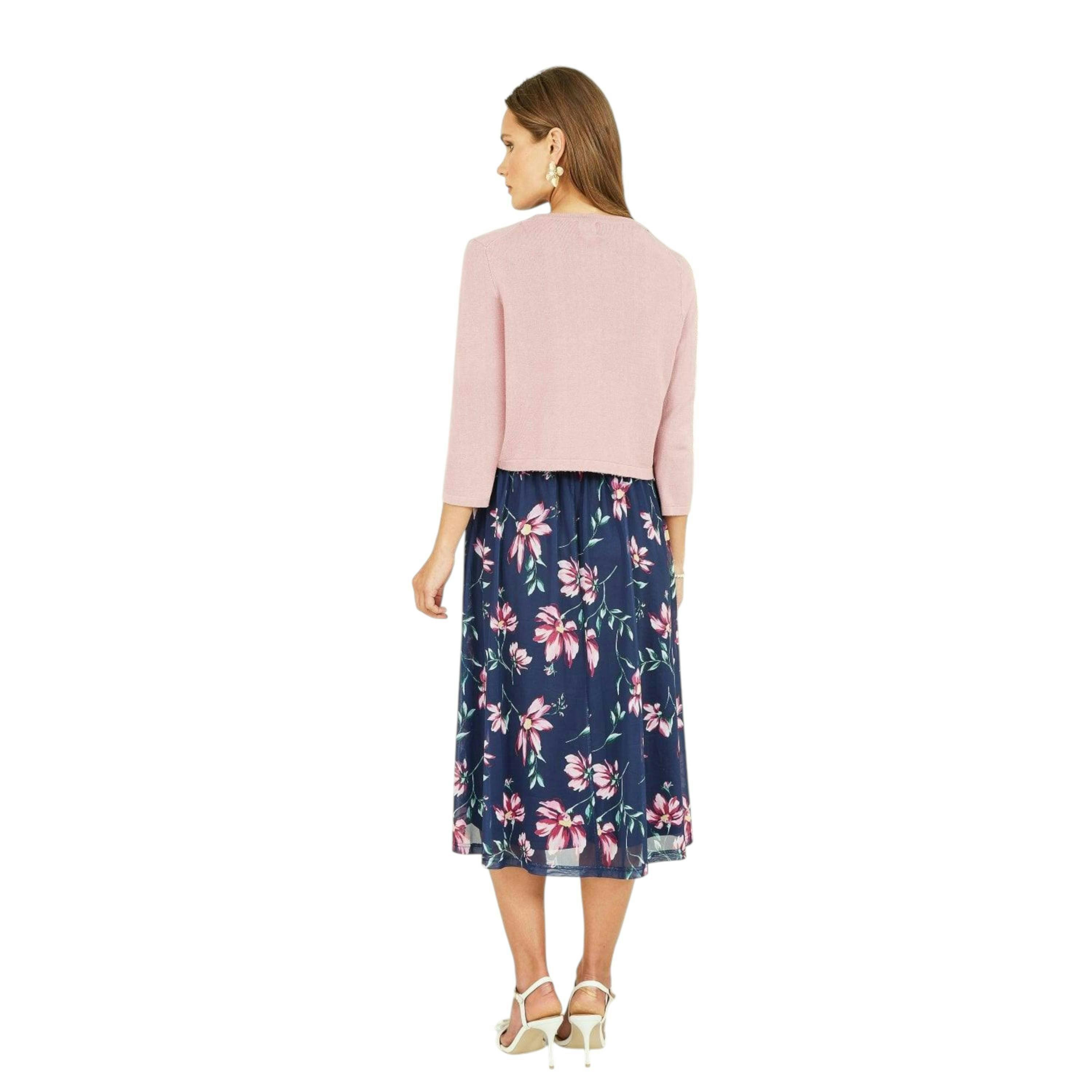 Yumi Blush Knitted Curve Bolero , view 3 of 4