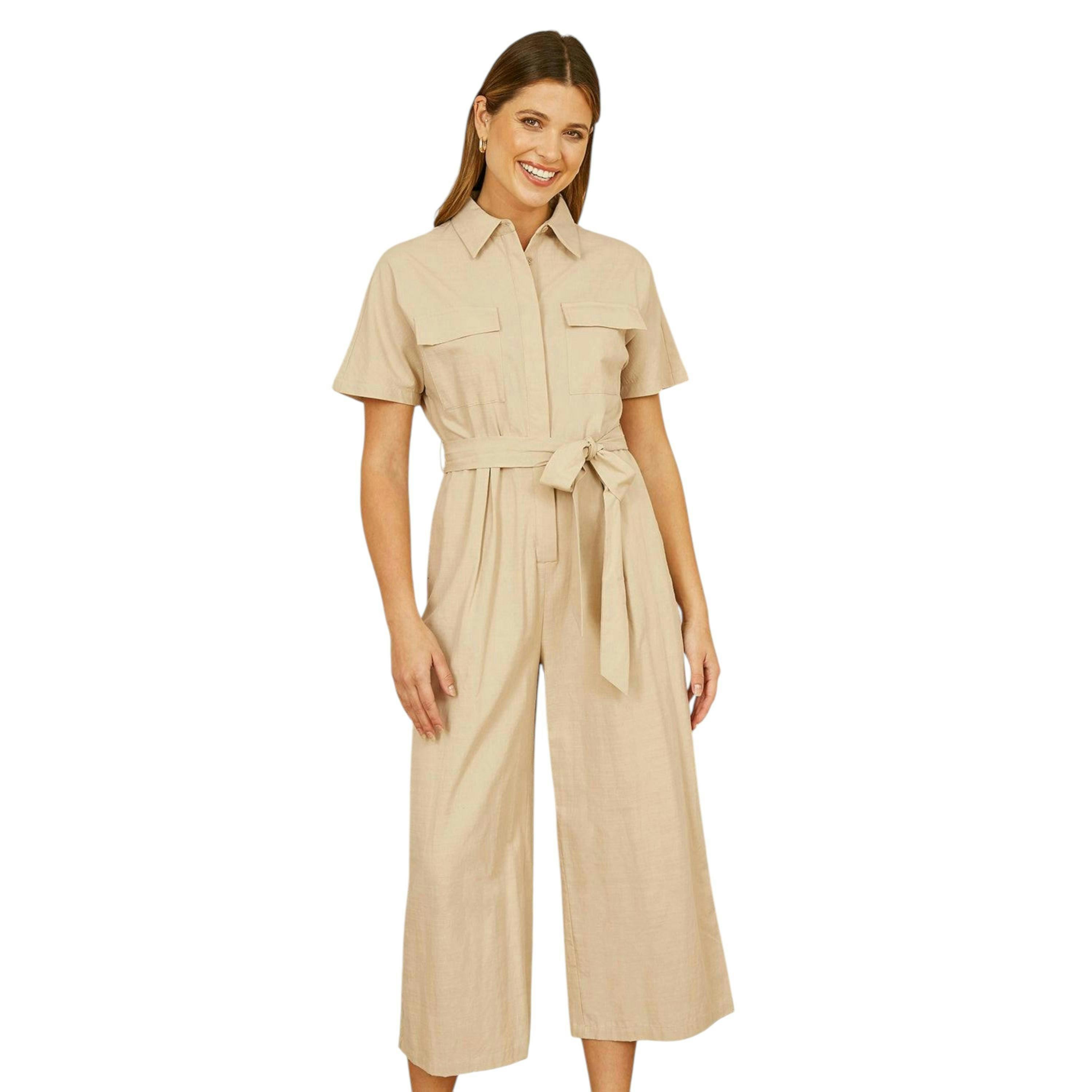 Yumi Stone Utility Relaxed Fit Jumpsuit , view 3 of 4