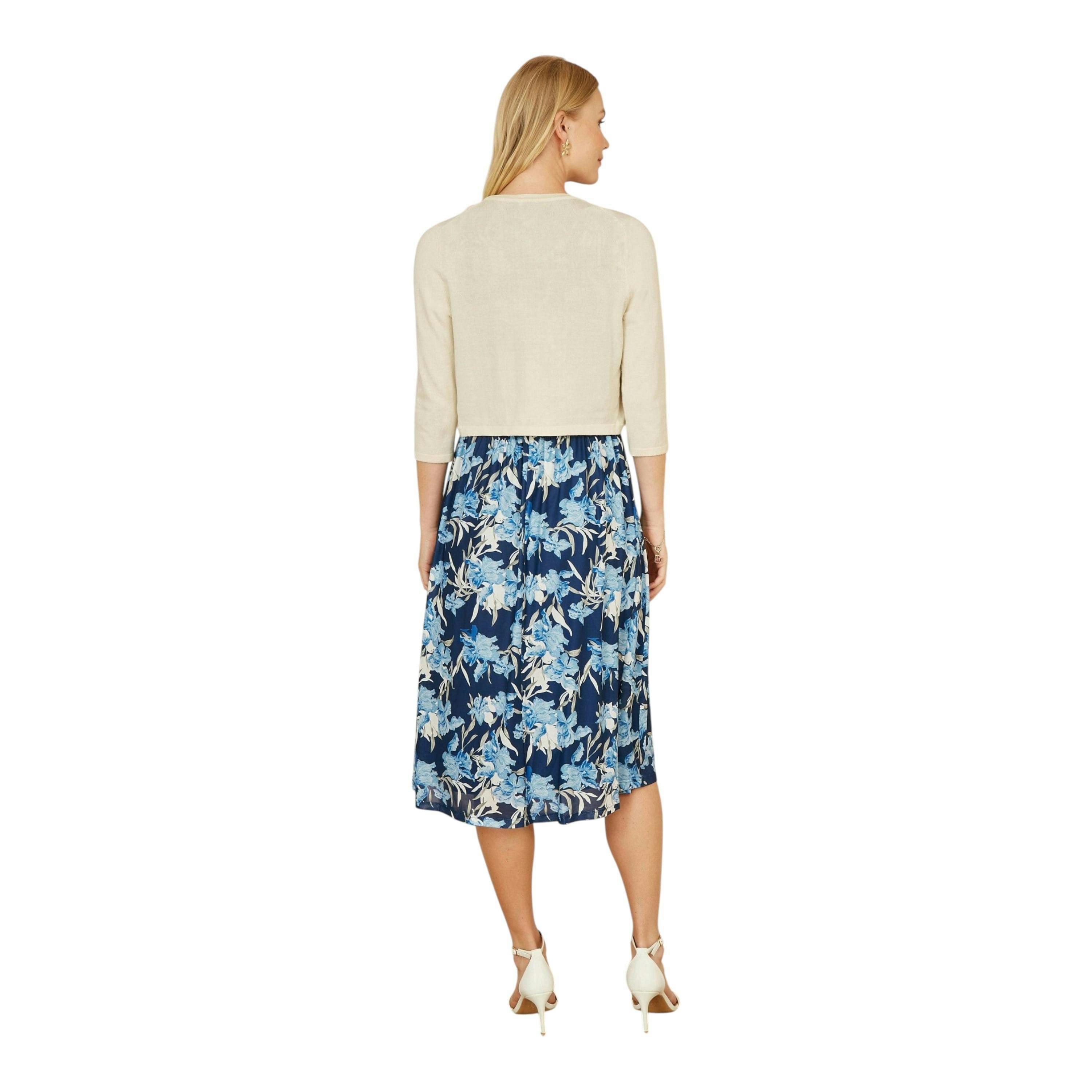 Yumi Ivory Knitted Curve Bolero , view 3 of 3