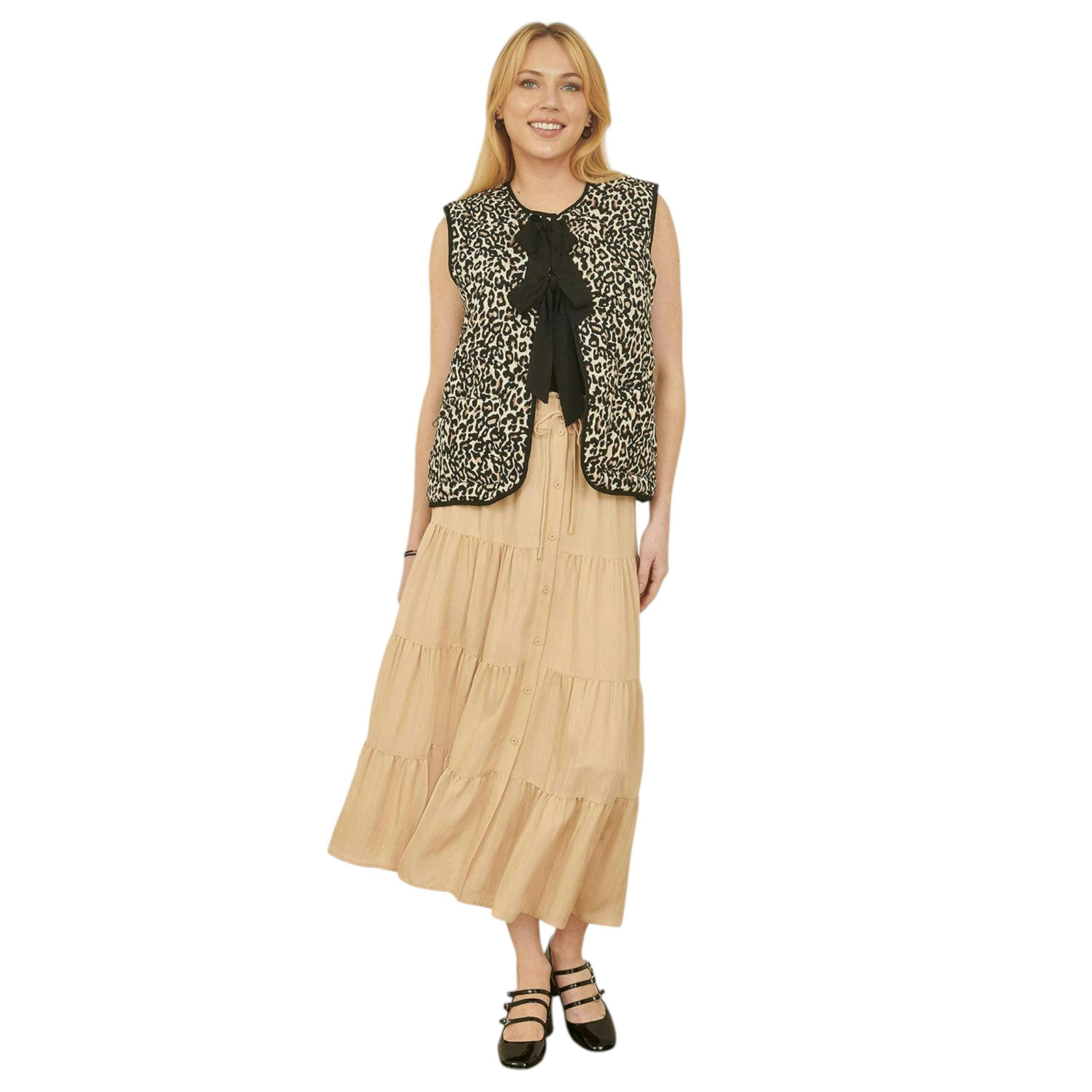 Yumi Stone Midi Boho Skirt , view 1 of 4