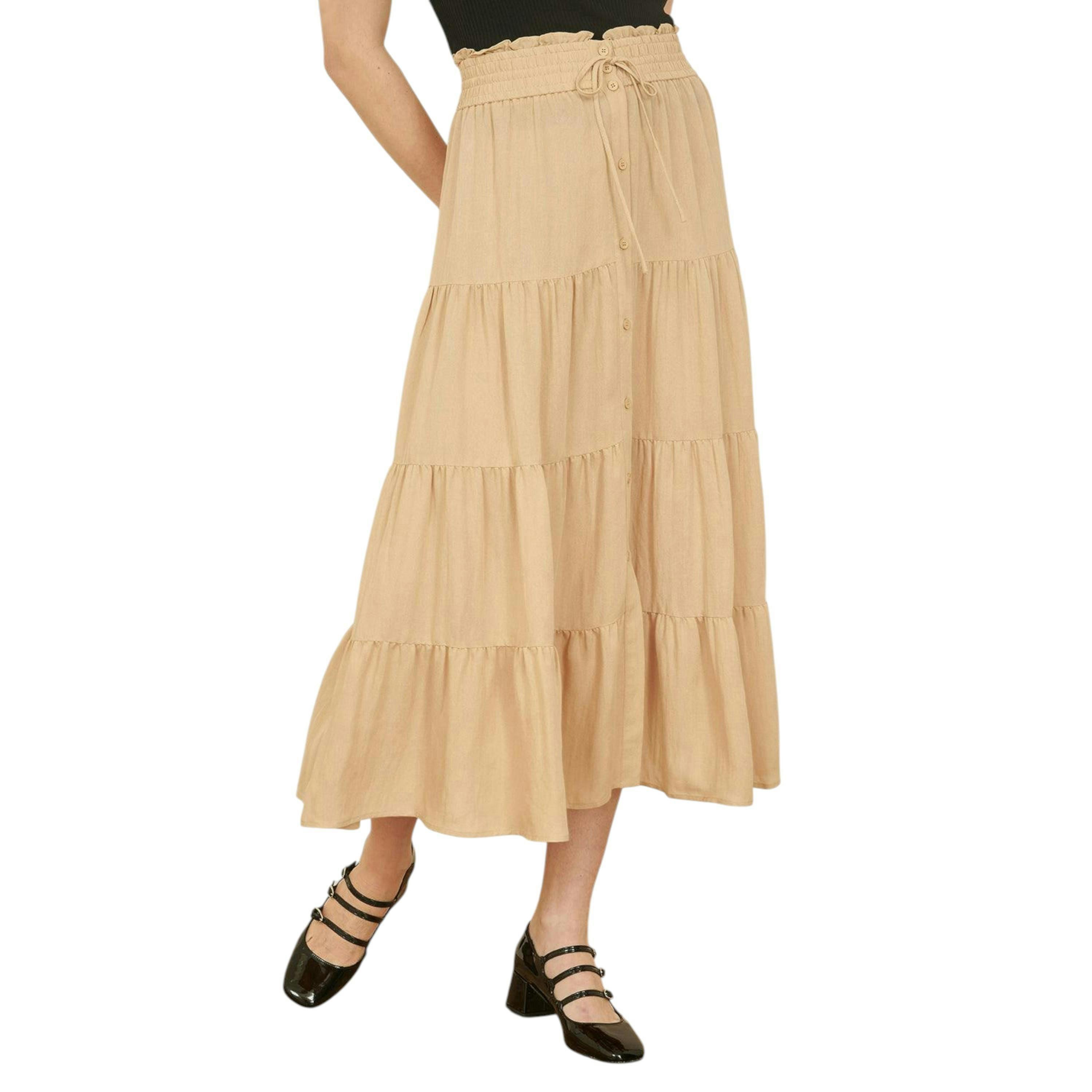 Yumi Stone Midi Boho Skirt , view 2 of 4