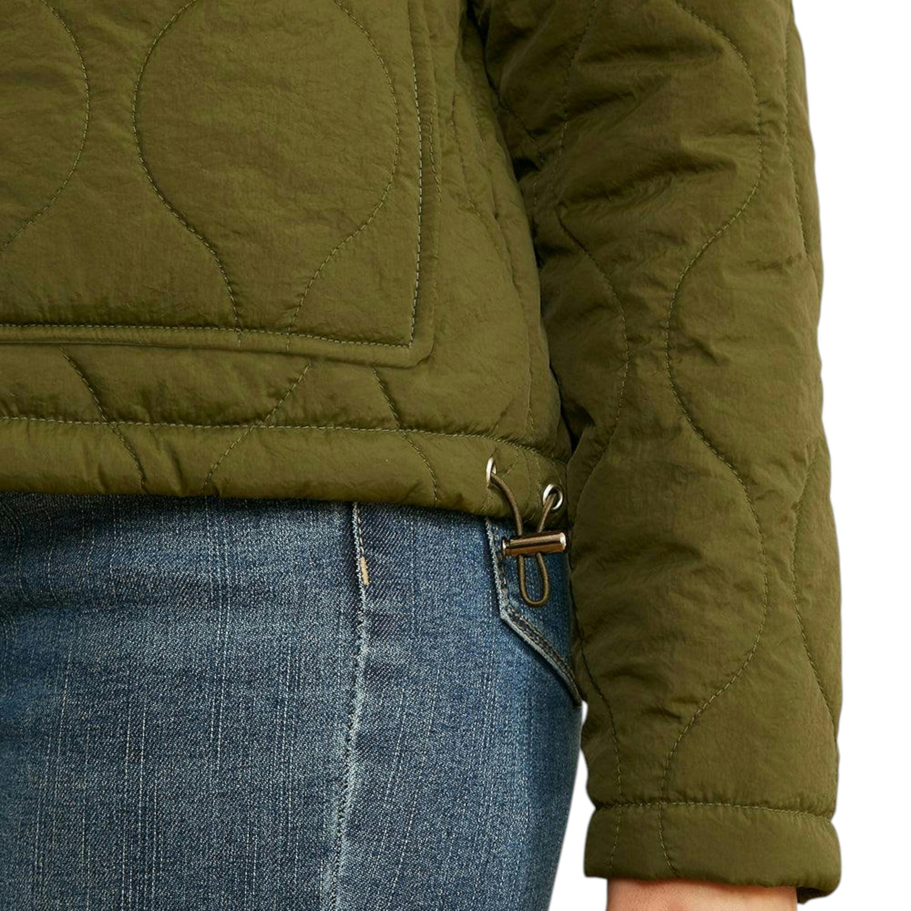 Yumi Green Short Quilted Jacket , view 6 of 6