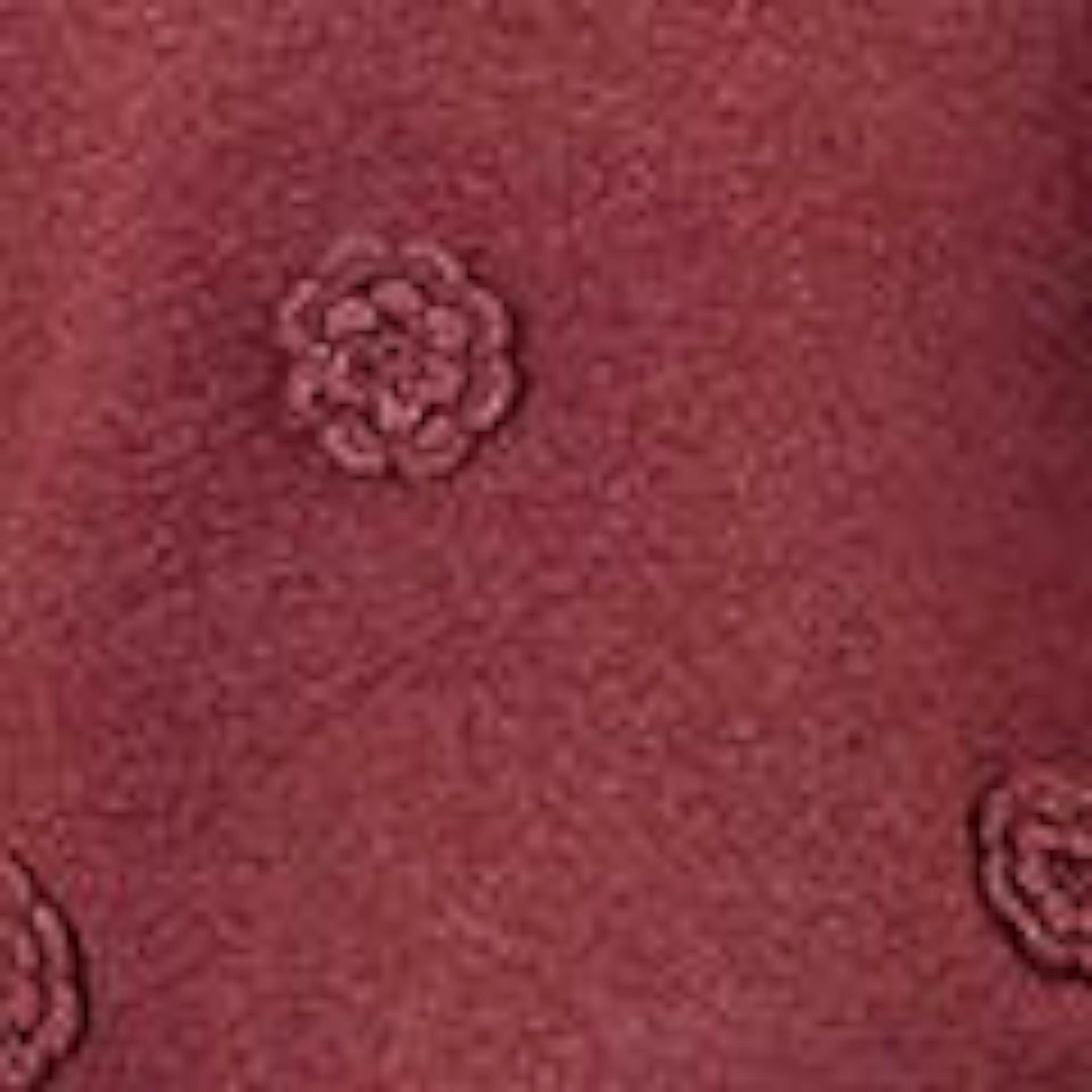 Yumi Burgundy Knitted Jumper With Crochet Flowers , view 5 of 5