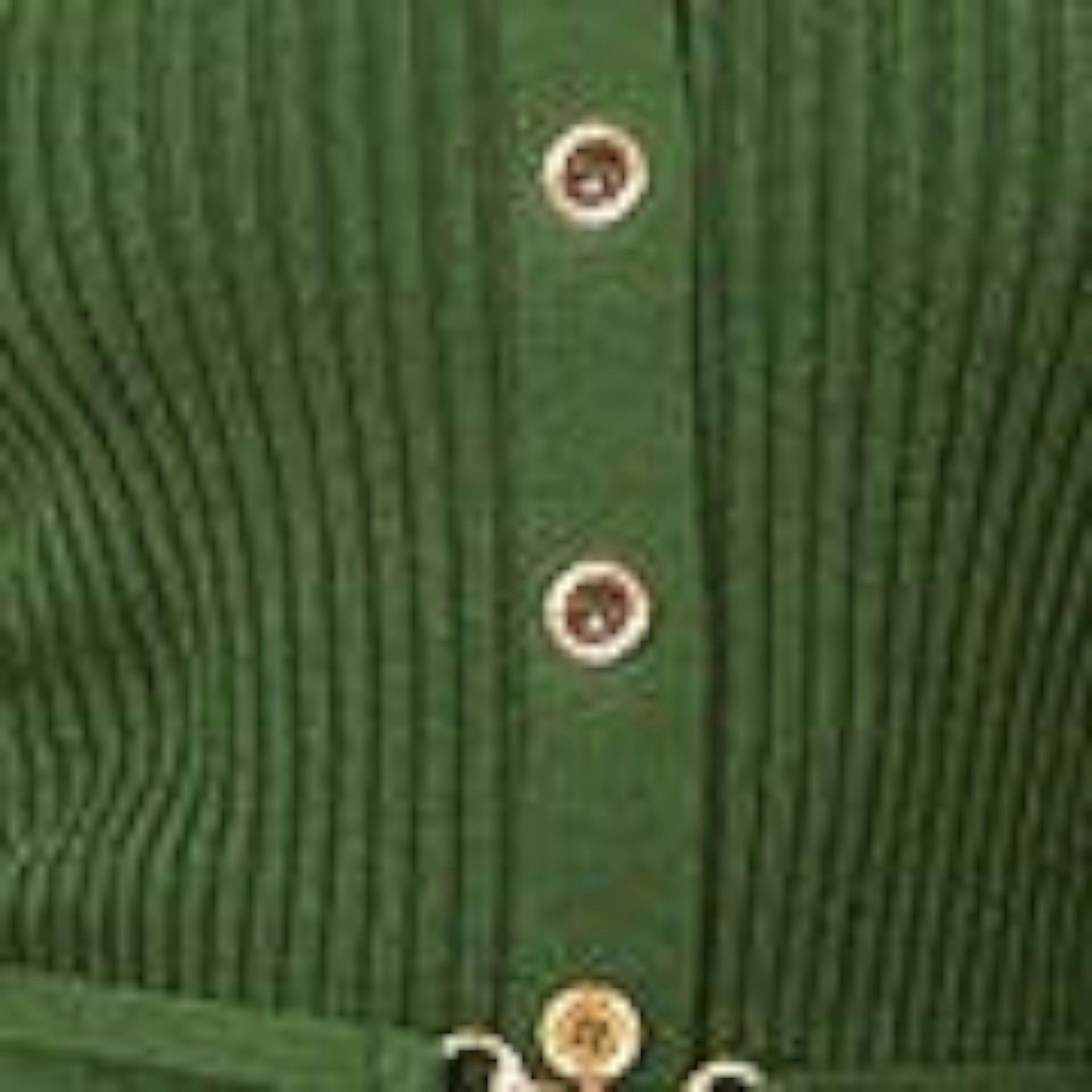 Yumi Green Rib Knit Midi Shirt Dress With Snaffle Belt , view 5 of 5