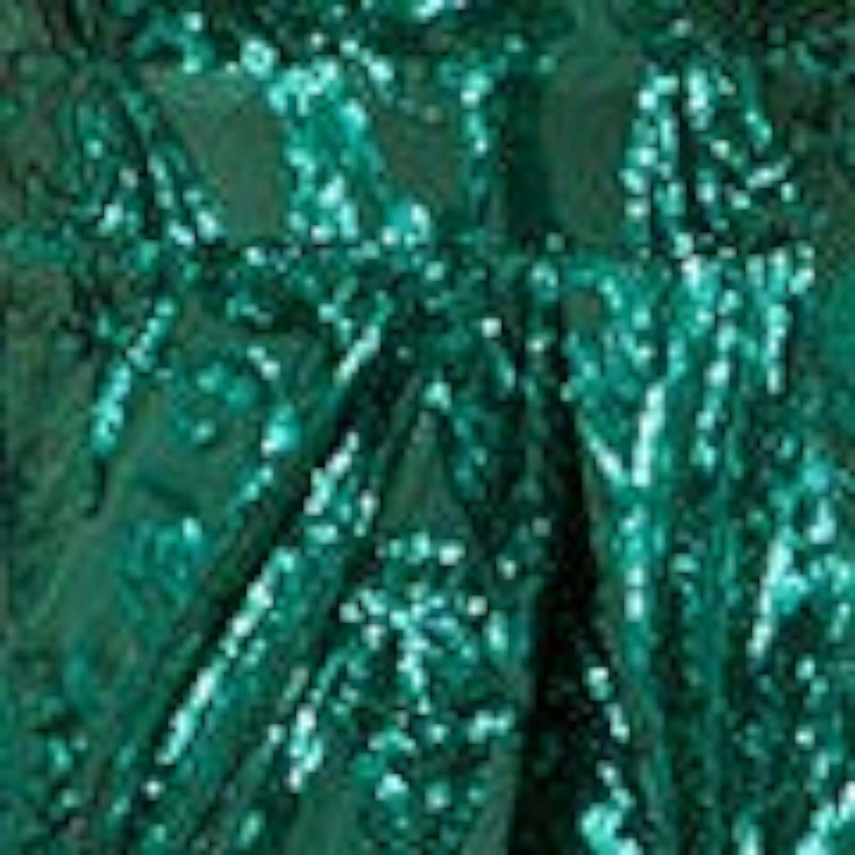 Yumi Green Sequin Midi Wrap Dress With Split Hemline And Long Sleeves , view 6 of 6