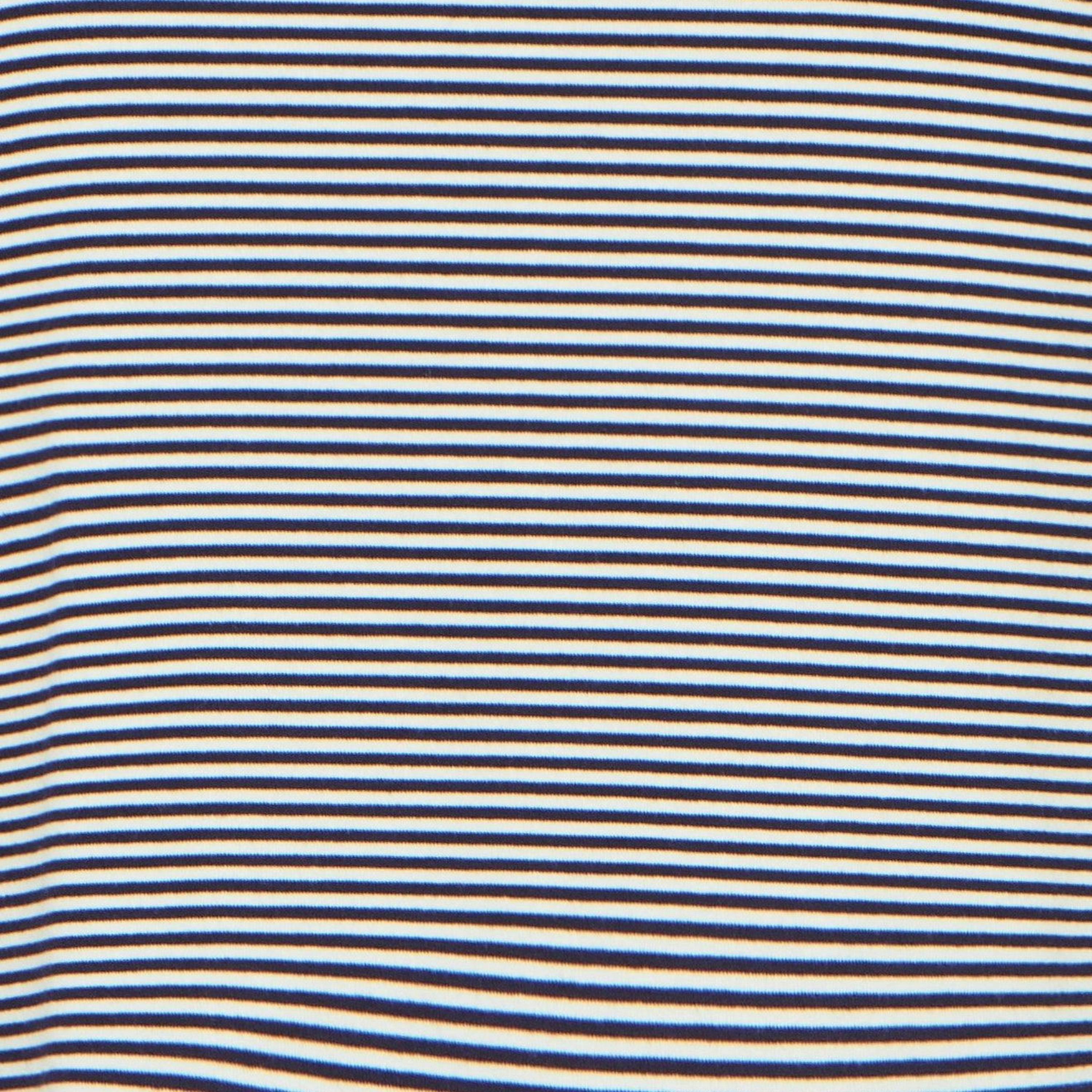 Yumi Navy Striped Jersey Long Sleeve T-Shirt , view 5 of 5