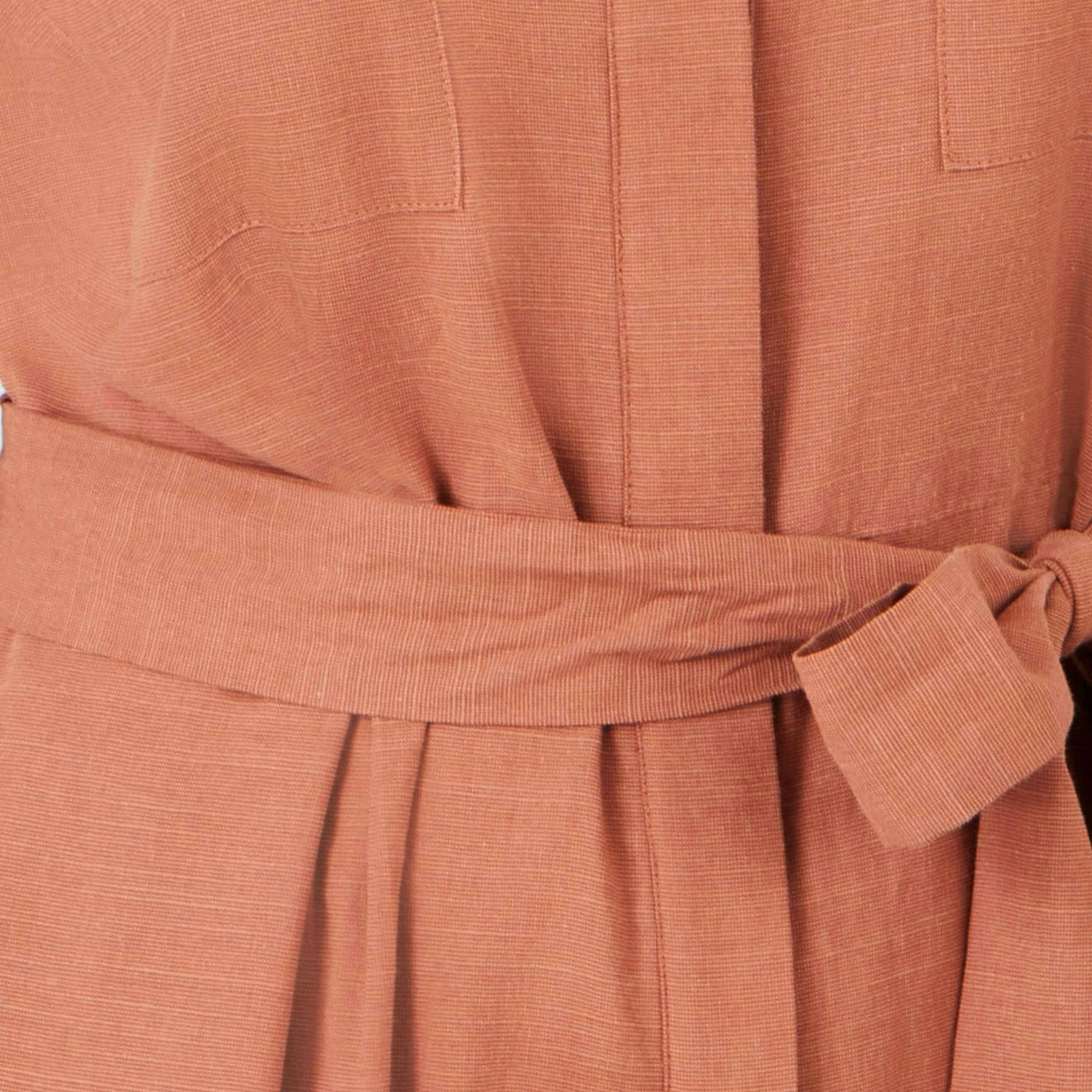 Yumi Brown Utility Relaxed Jumpsuit , view 5 of 5