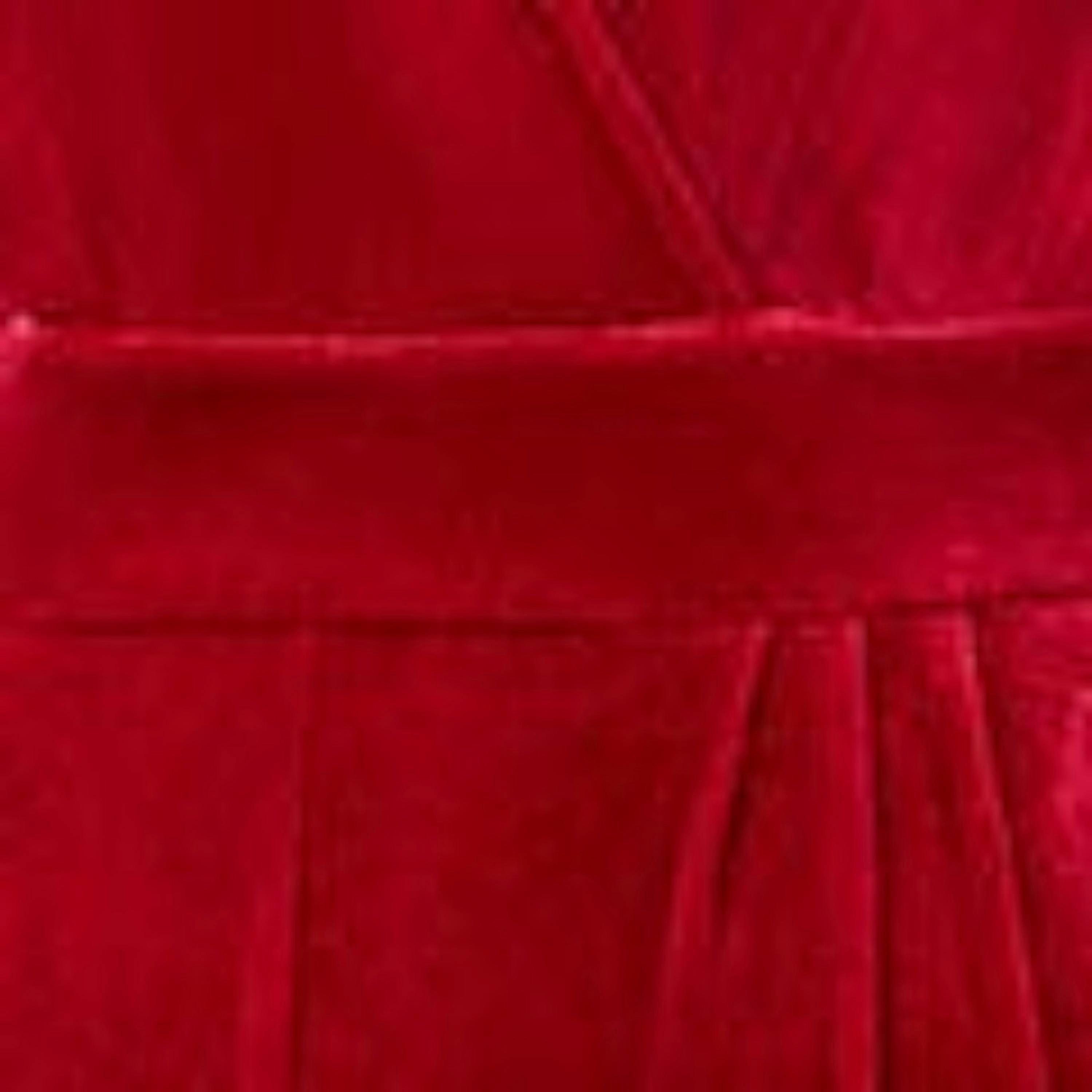 Yumi Red Jumpsuit With Angel Sleeves , view 5 of 5