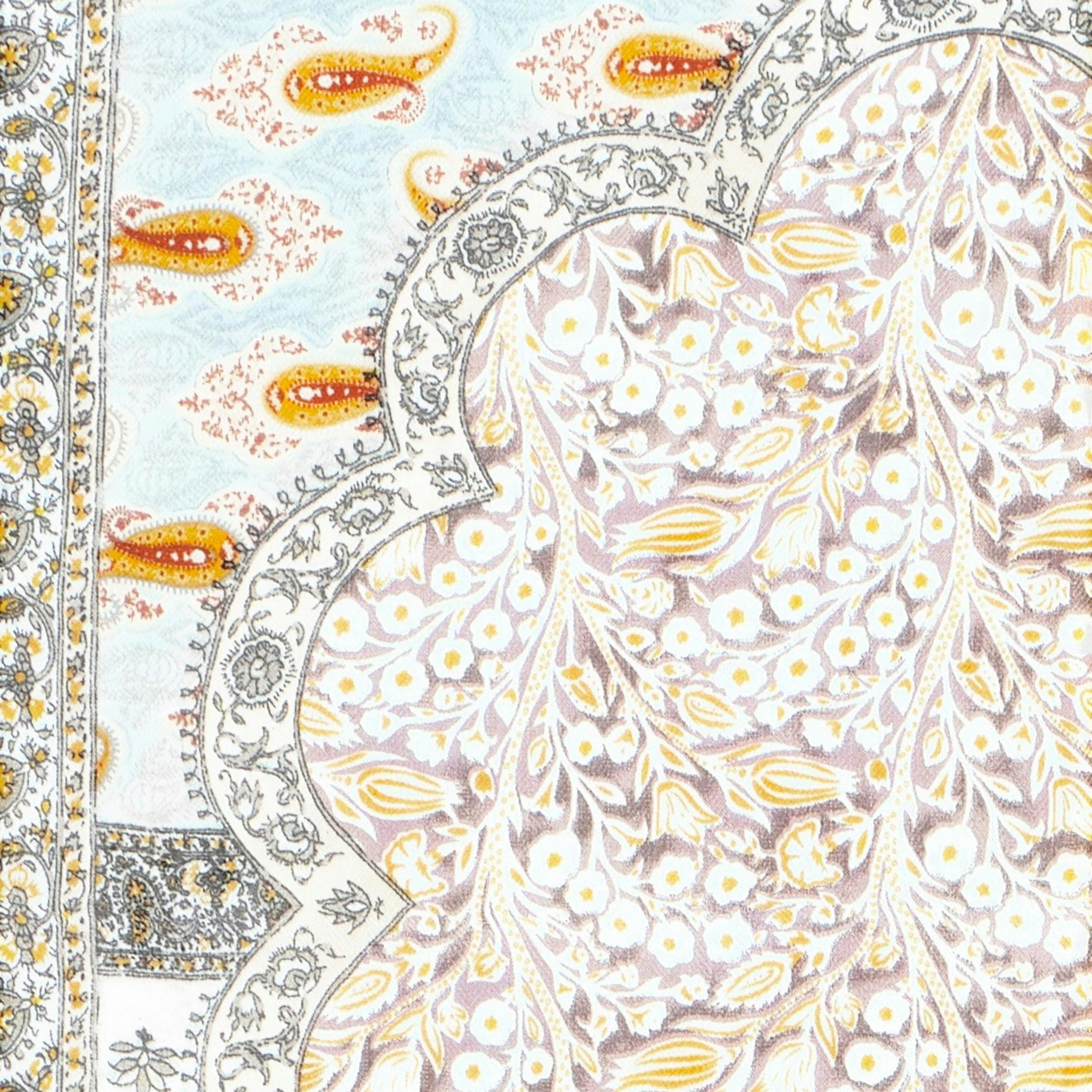 Yumi Multicolour Paisley Viscose Placement Scarf , view 2 of 3