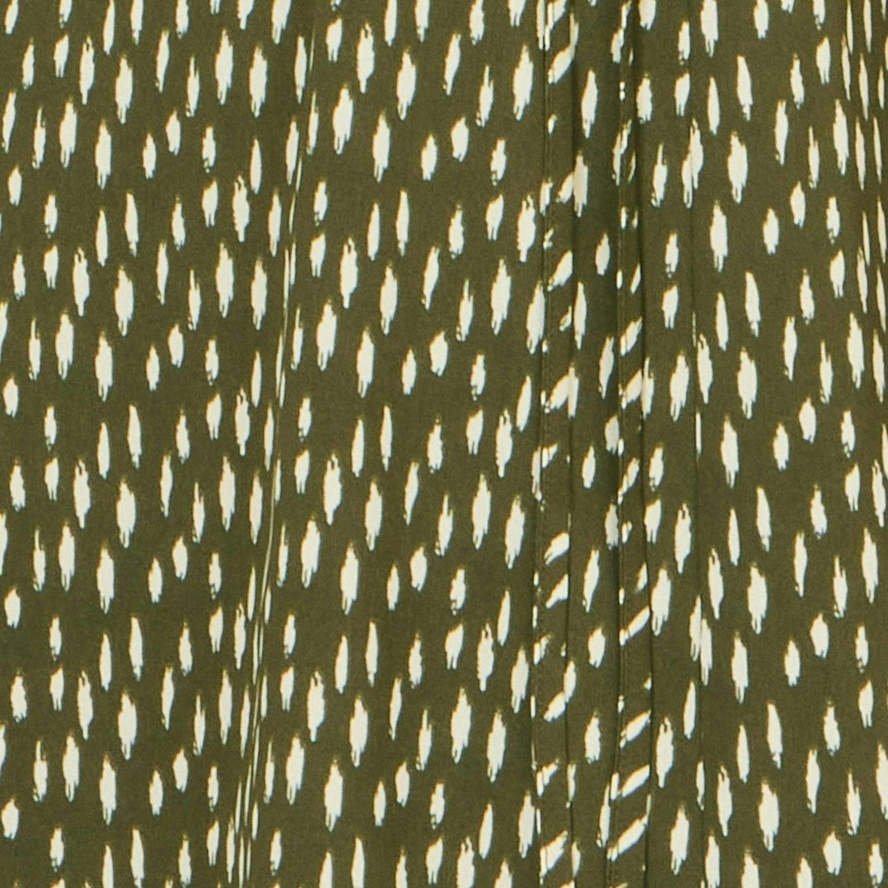 Yumi Green Spot Wrap Midi Tea Dress , view 6 of 6
