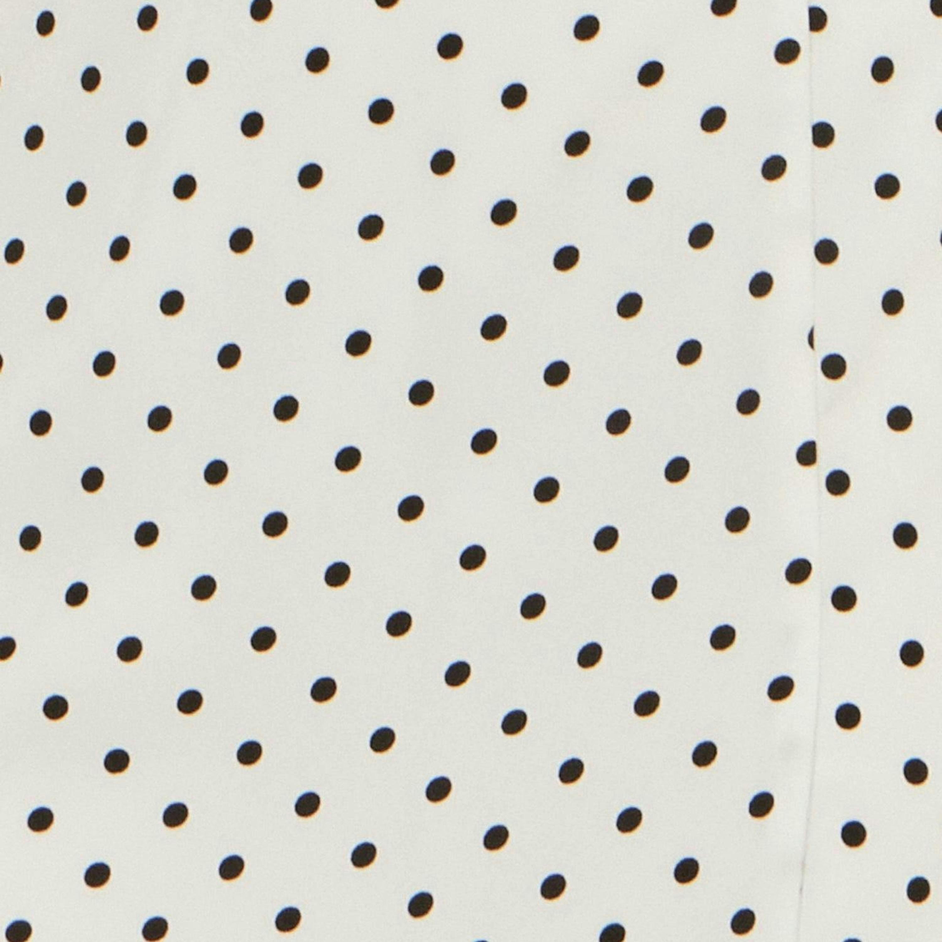 Yumi White Spot Print Wrap Tea Dress , view 6 of 6