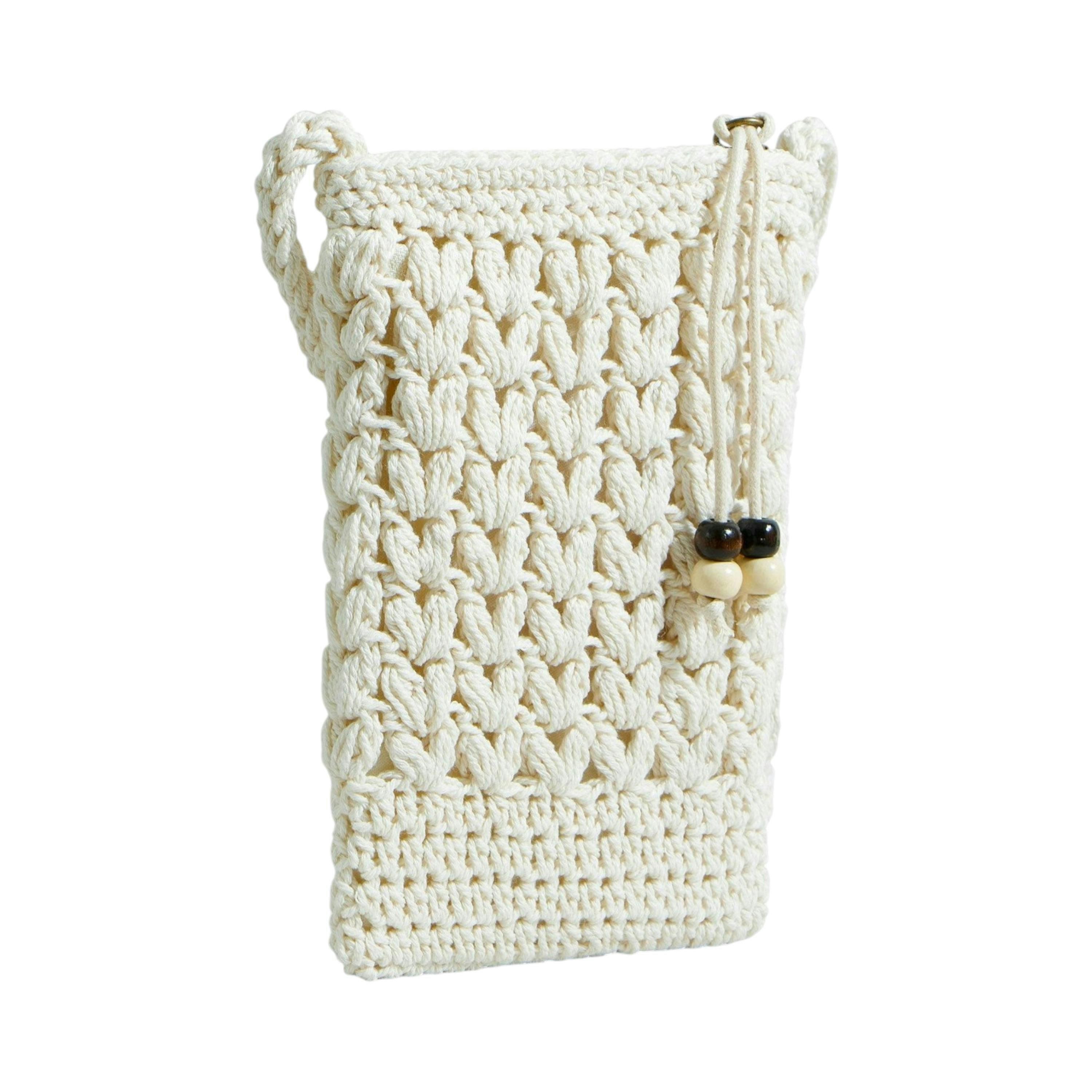Yumi Ivory Crochet Small Cross Body , view 4 of 6