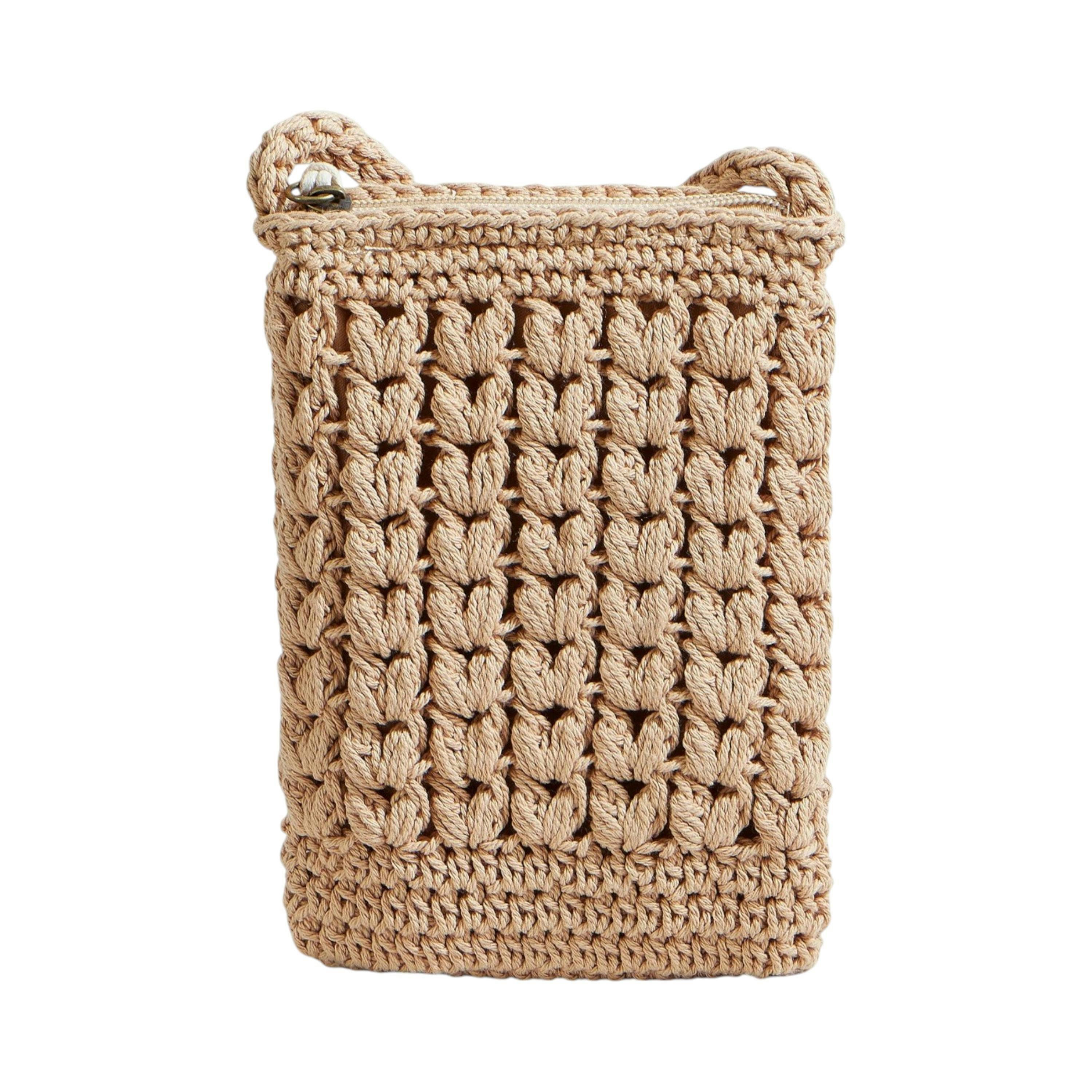 Yumi Brown Crochet Small Cross Body , view 2 of 4