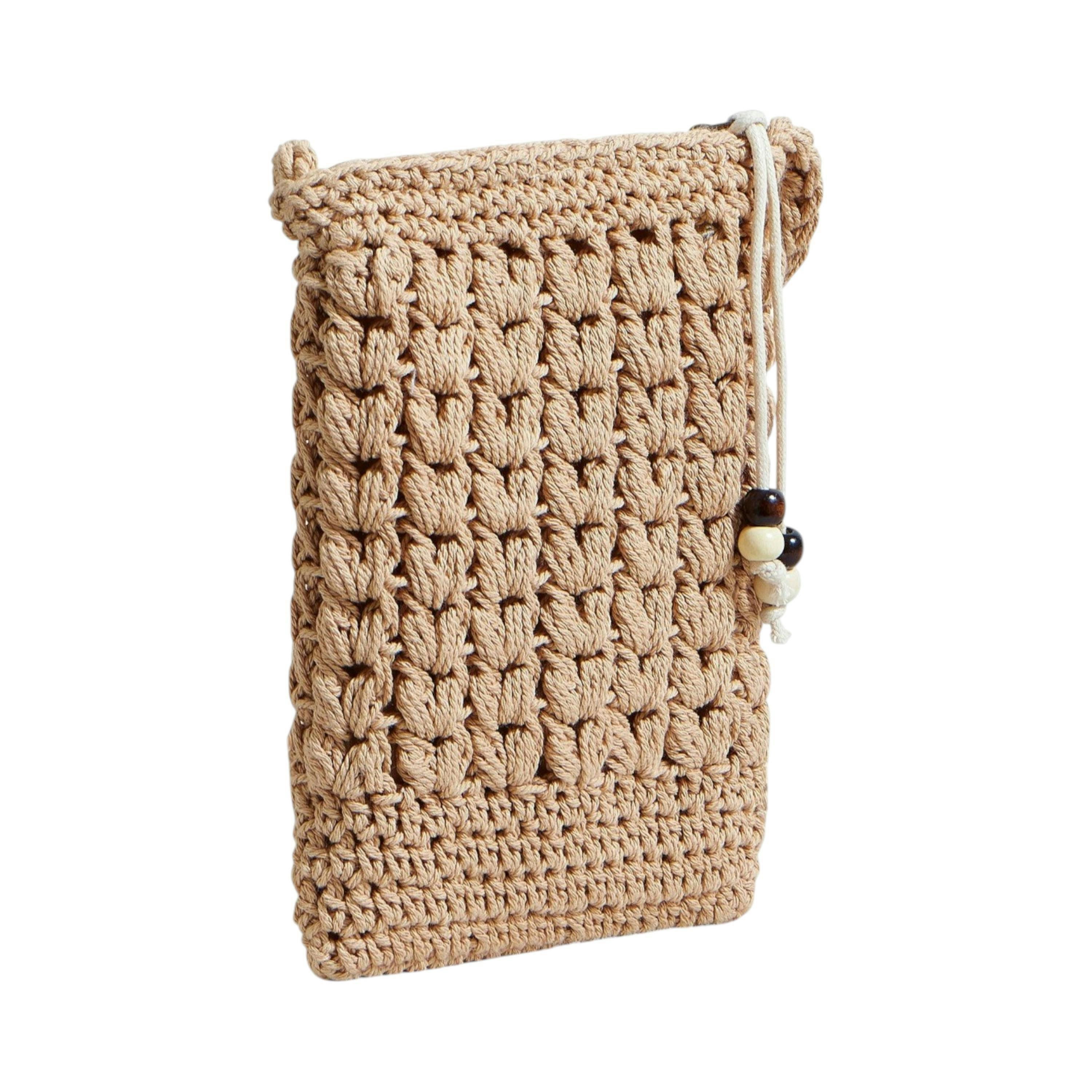 Yumi Brown Crochet Small Cross Body , view 3 of 4