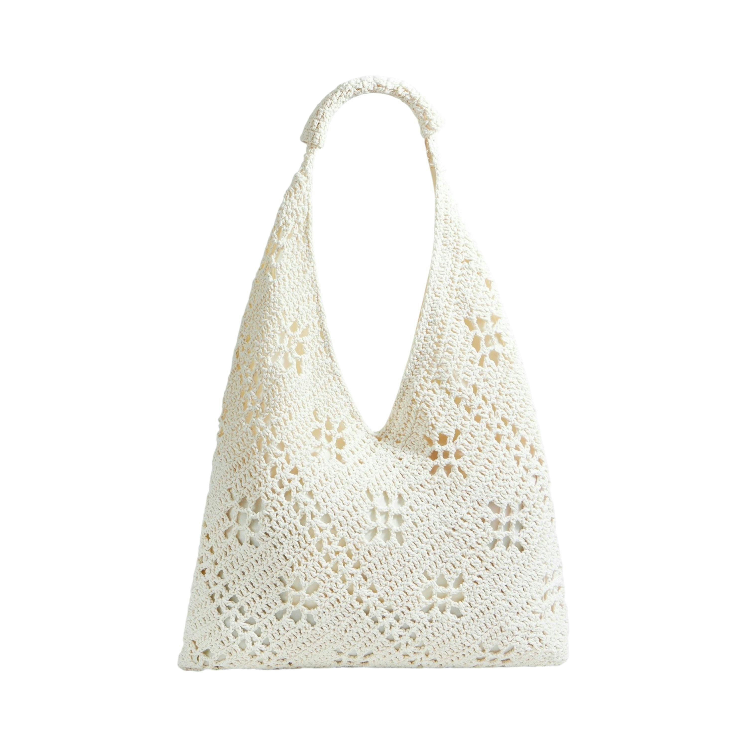Yumi Ivory Crochet Hand Bag , view 2 of 4
