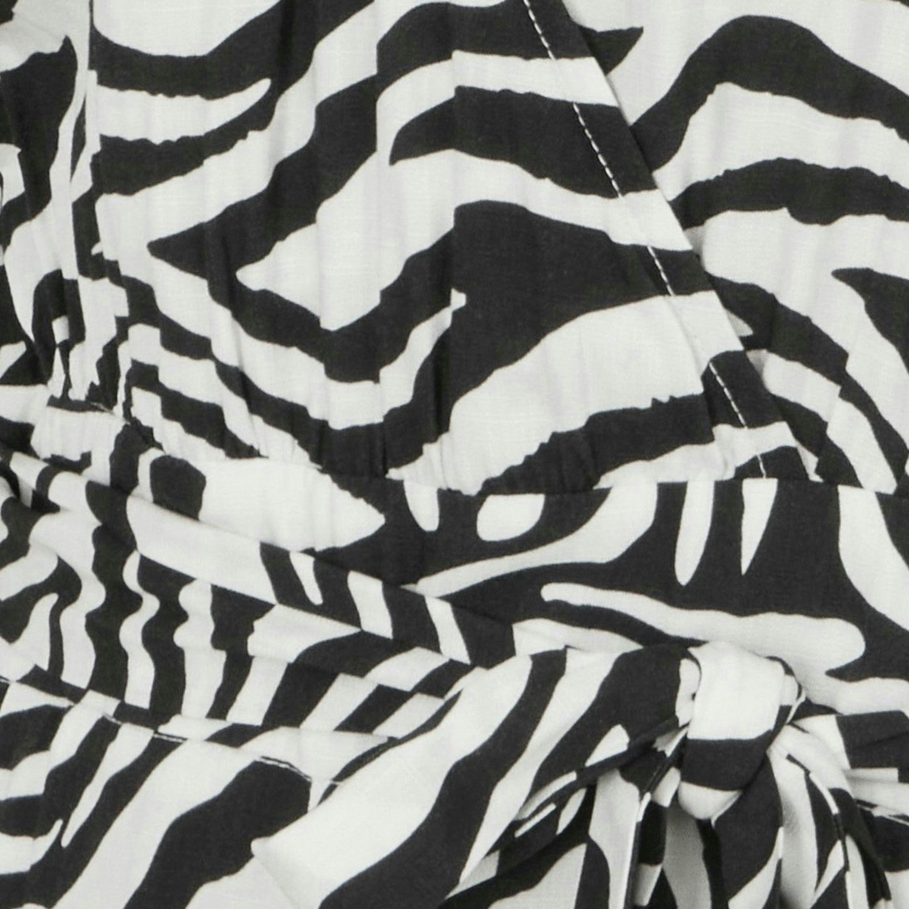 Yumi Black Zebra Print Relaxed Jumpsuit , view 6 of 6