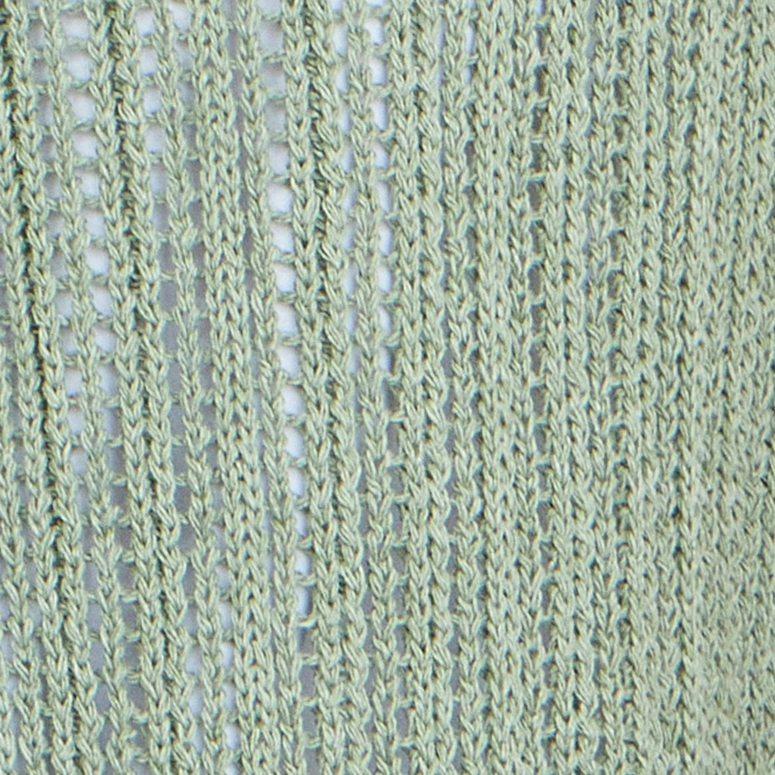 Yumi Green Knitted Cotton Tie Waistcoat Top , view 6 of 6