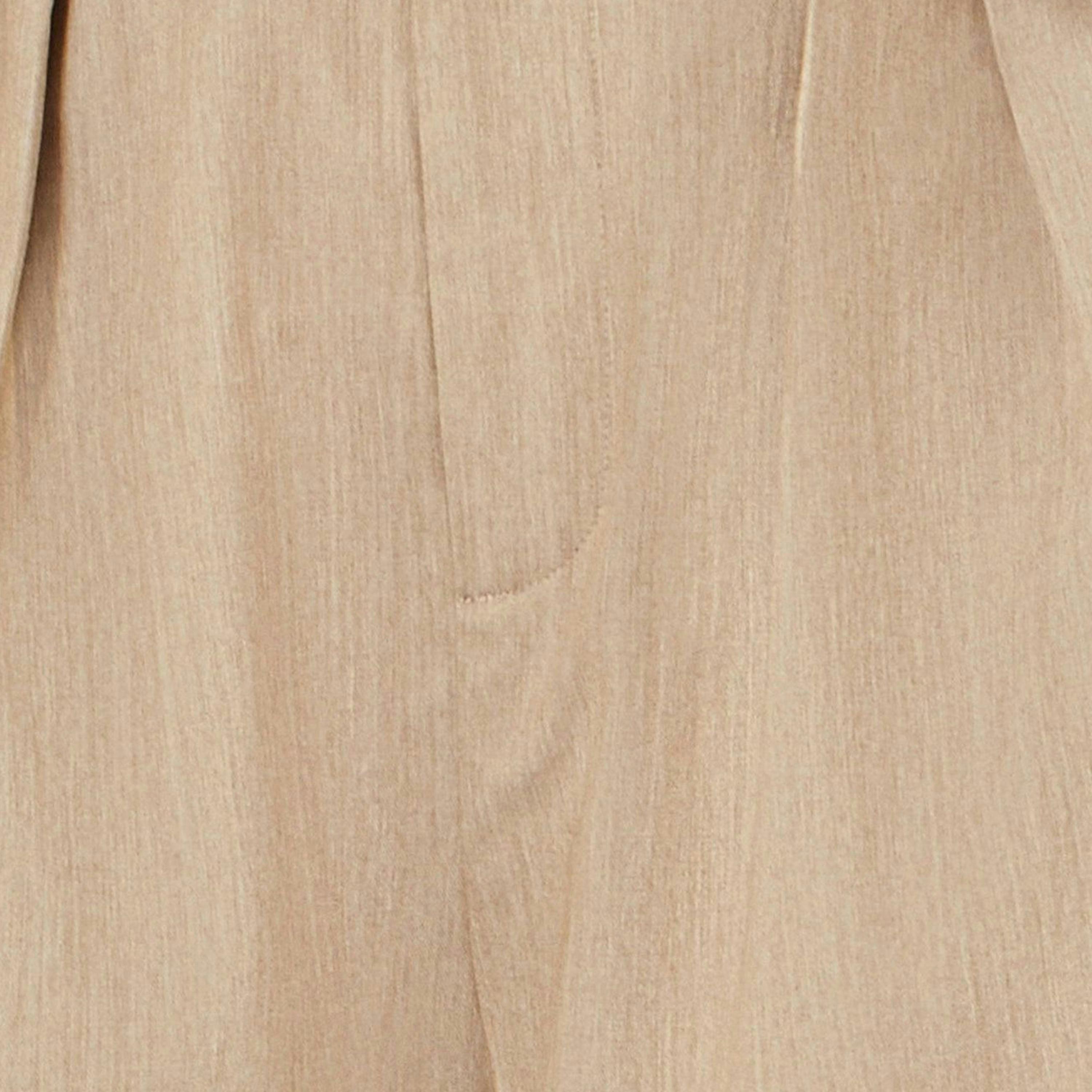 Yumi Brown Pleat Front Shorts , view 4 of 4