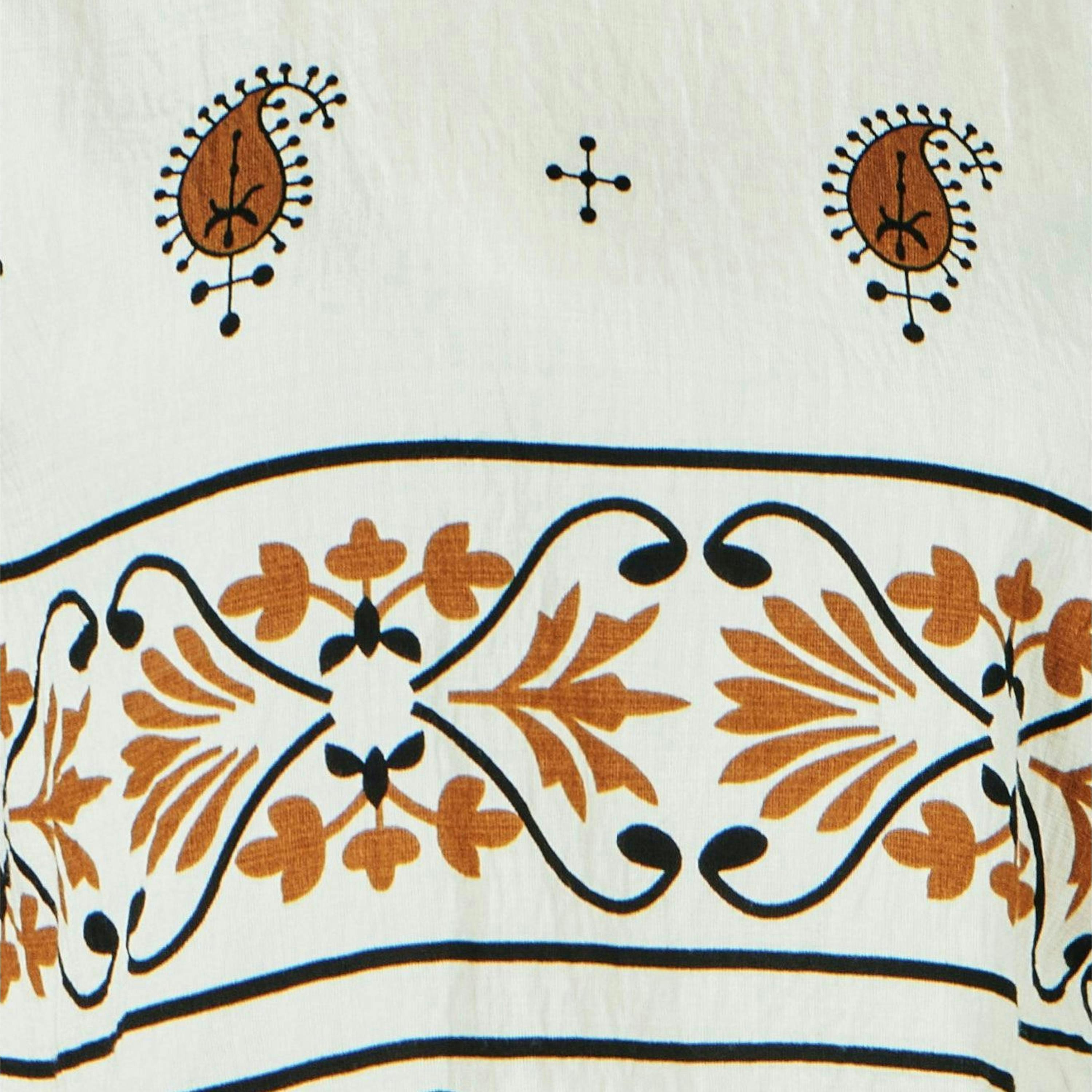 Yumi Ivory Viscose Paisley Top , view 4 of 4