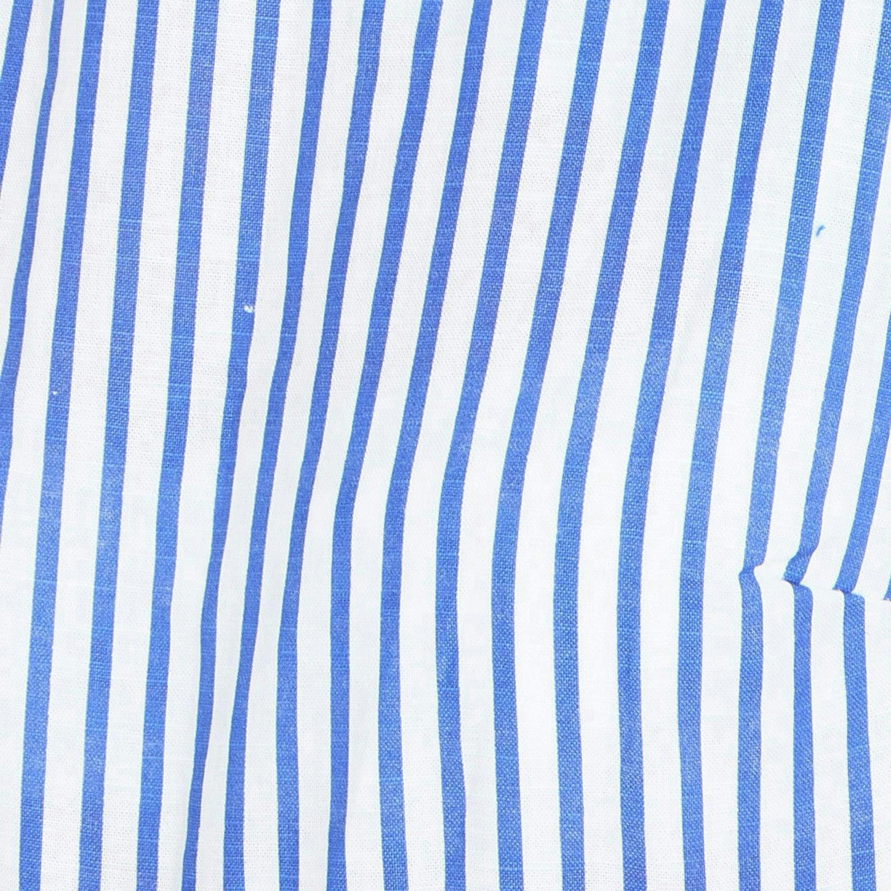 Yumi Blue Cotton Stripe Culotte Jumpsuit , view 6 of 6