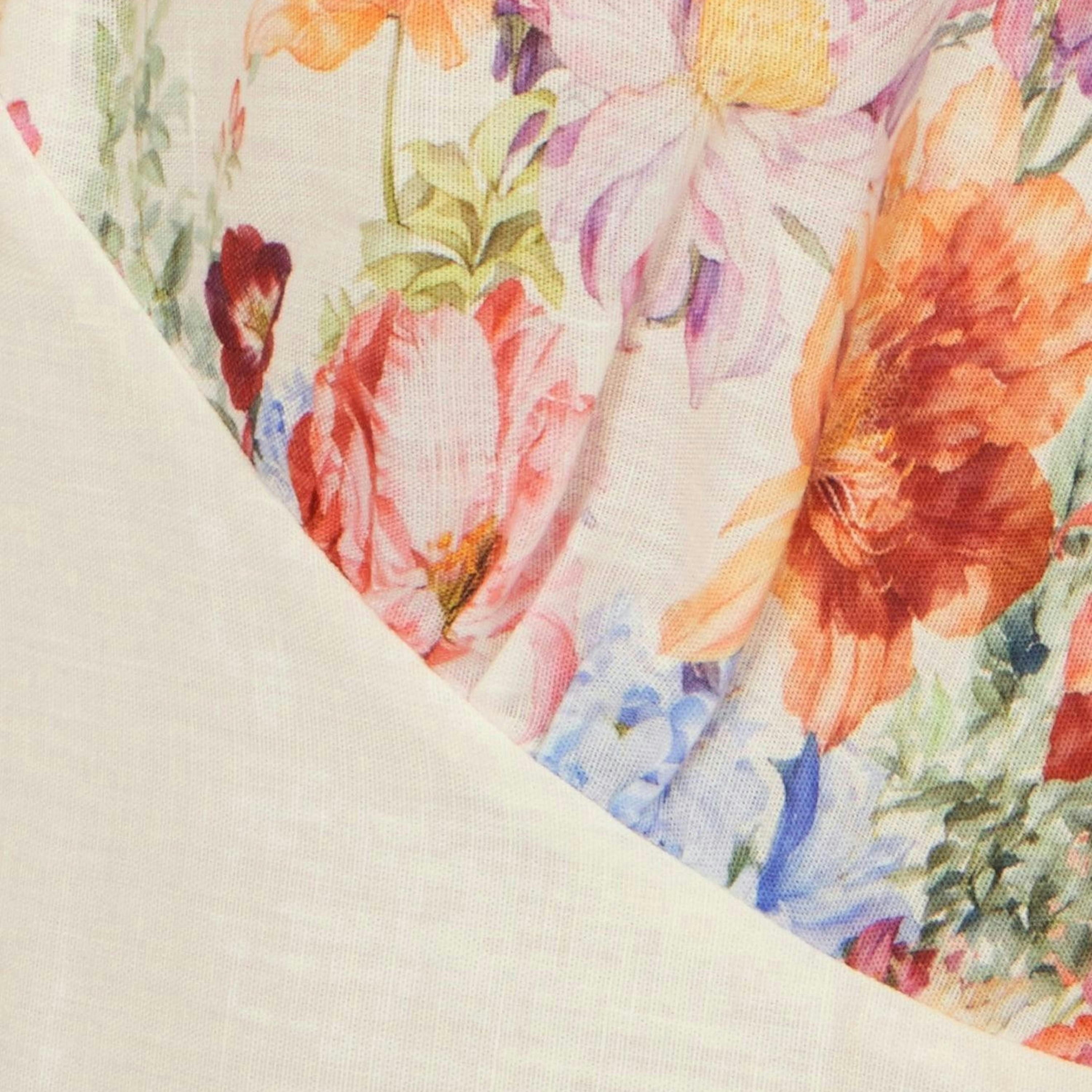 Yumi Pink Border Floral Midi Dress , view 6 of 6