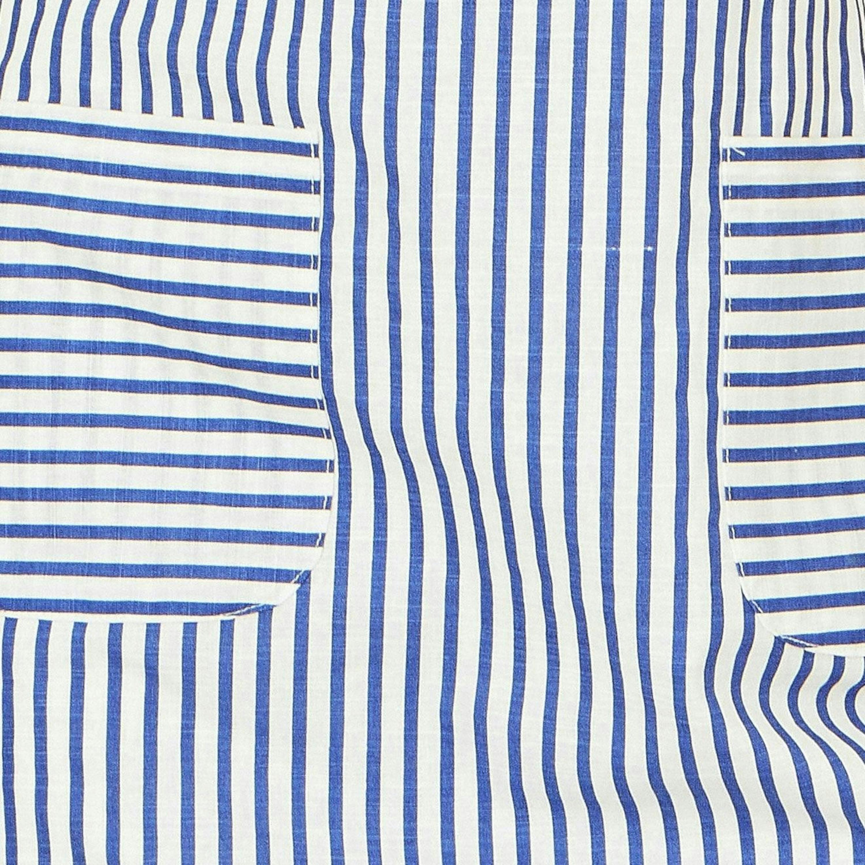 Yumi Navy Stripe Cotton Shift Dress , view 6 of 6