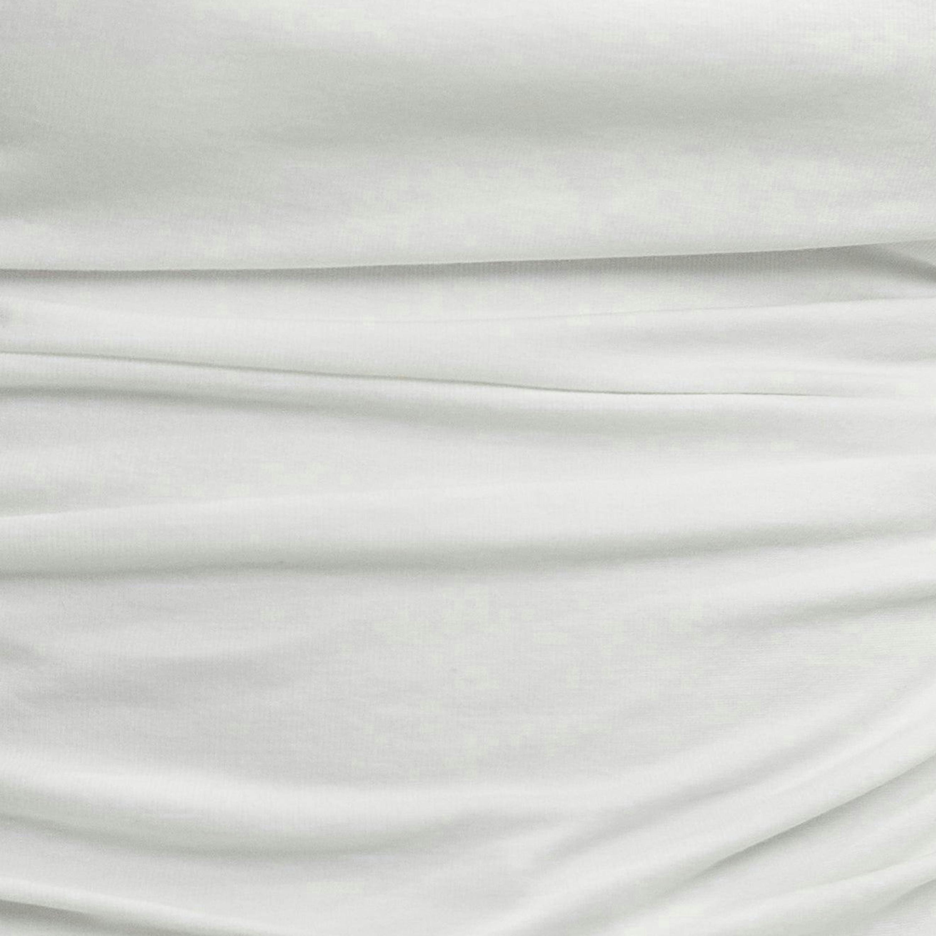 Yumi White Cotton Ruched Vest Top , view 5 of 5