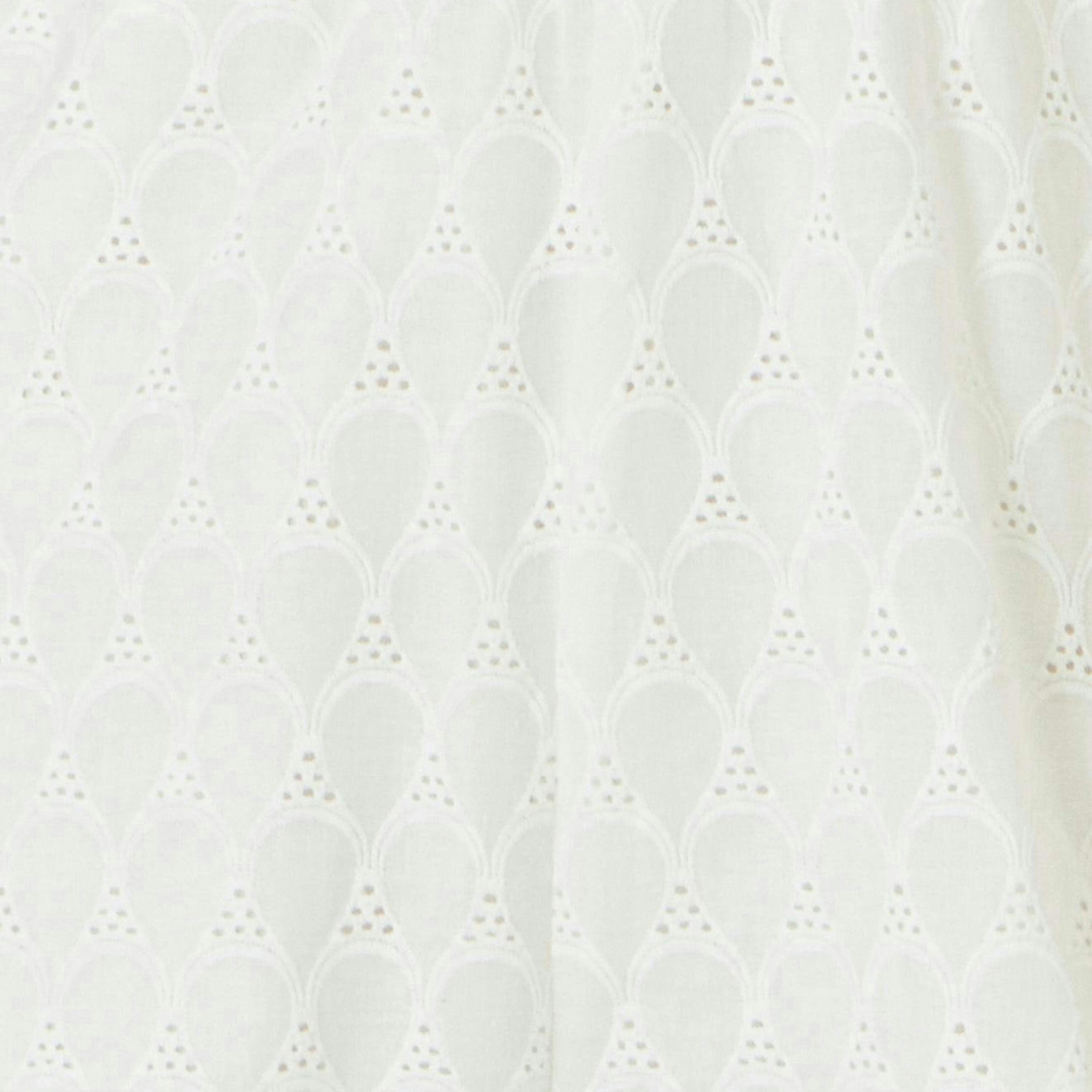 Yumi White Cotton Broderie Anglaise Playsuit , view 6 of 6