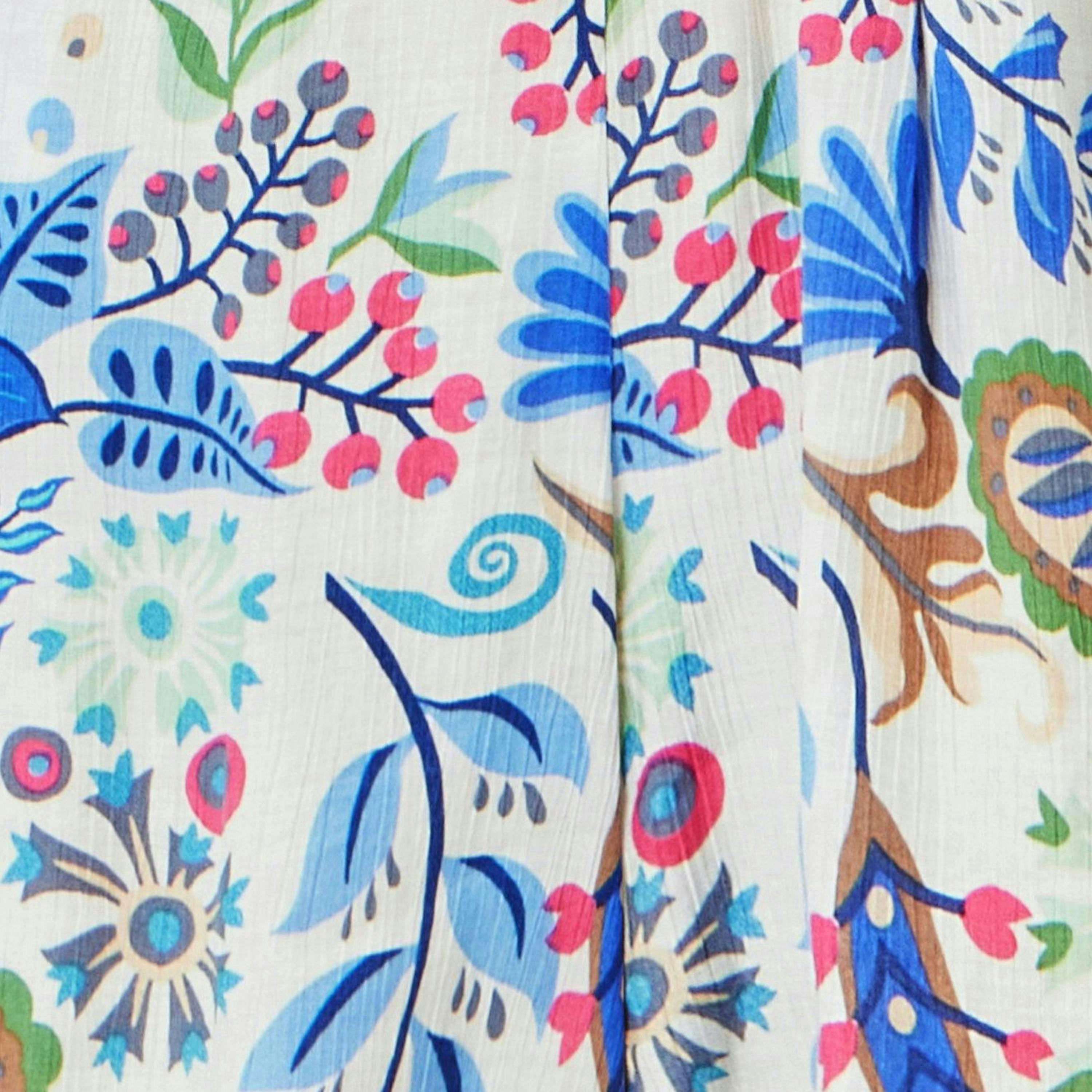 Yumi Multicolour Paisley Retro Print Playsuit , view 6 of 6