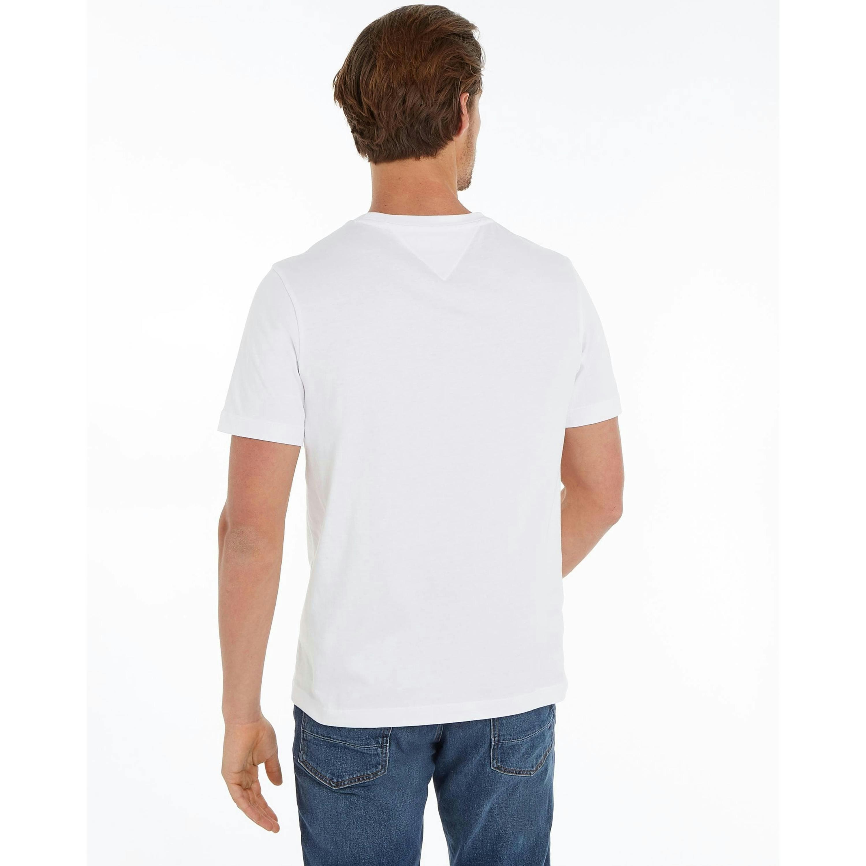 Tommy Hilfiger Solid T-Shirt  in White , view 2 of 5
