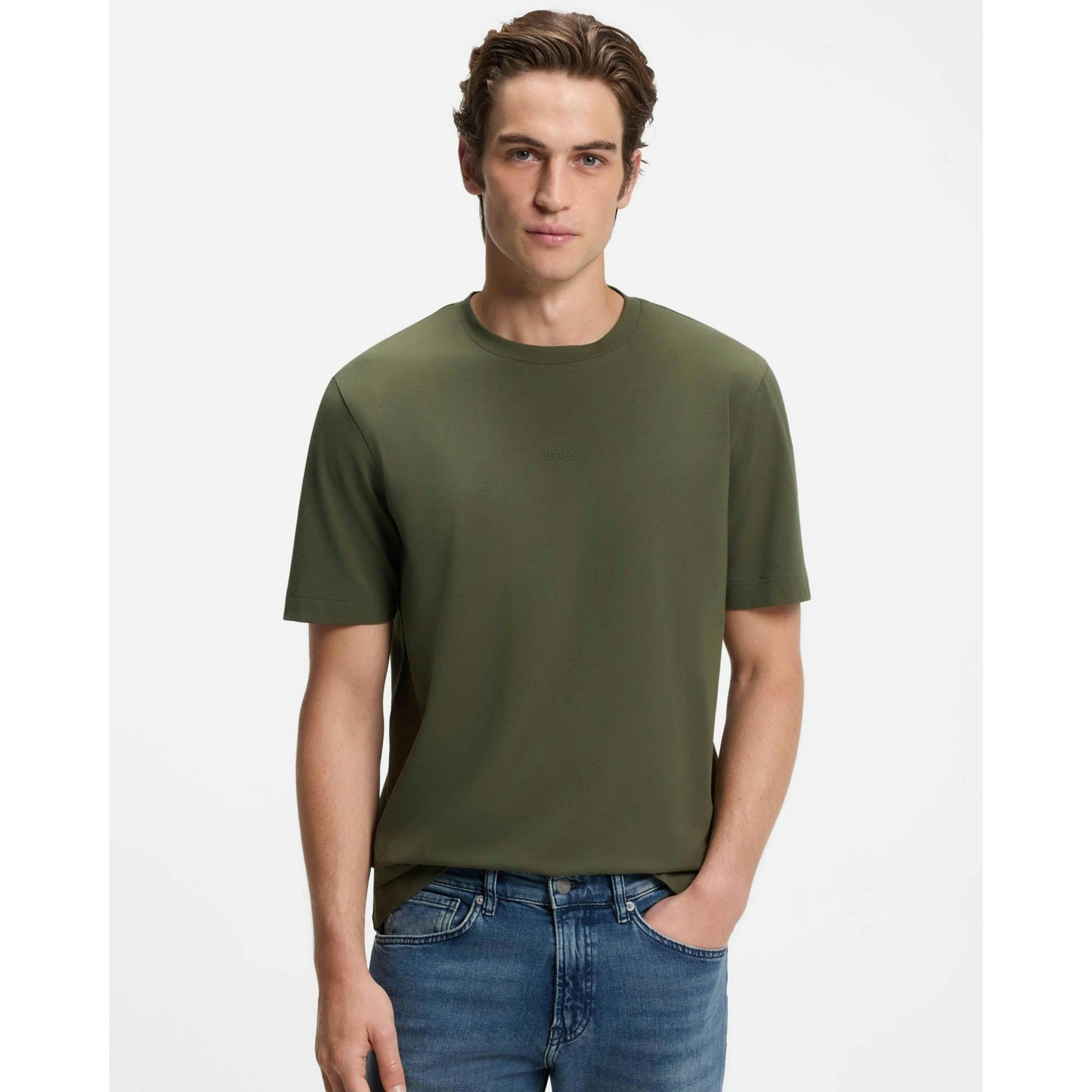Hugo Boss Small Logo T-Shirt  in Green , view 1 of 4