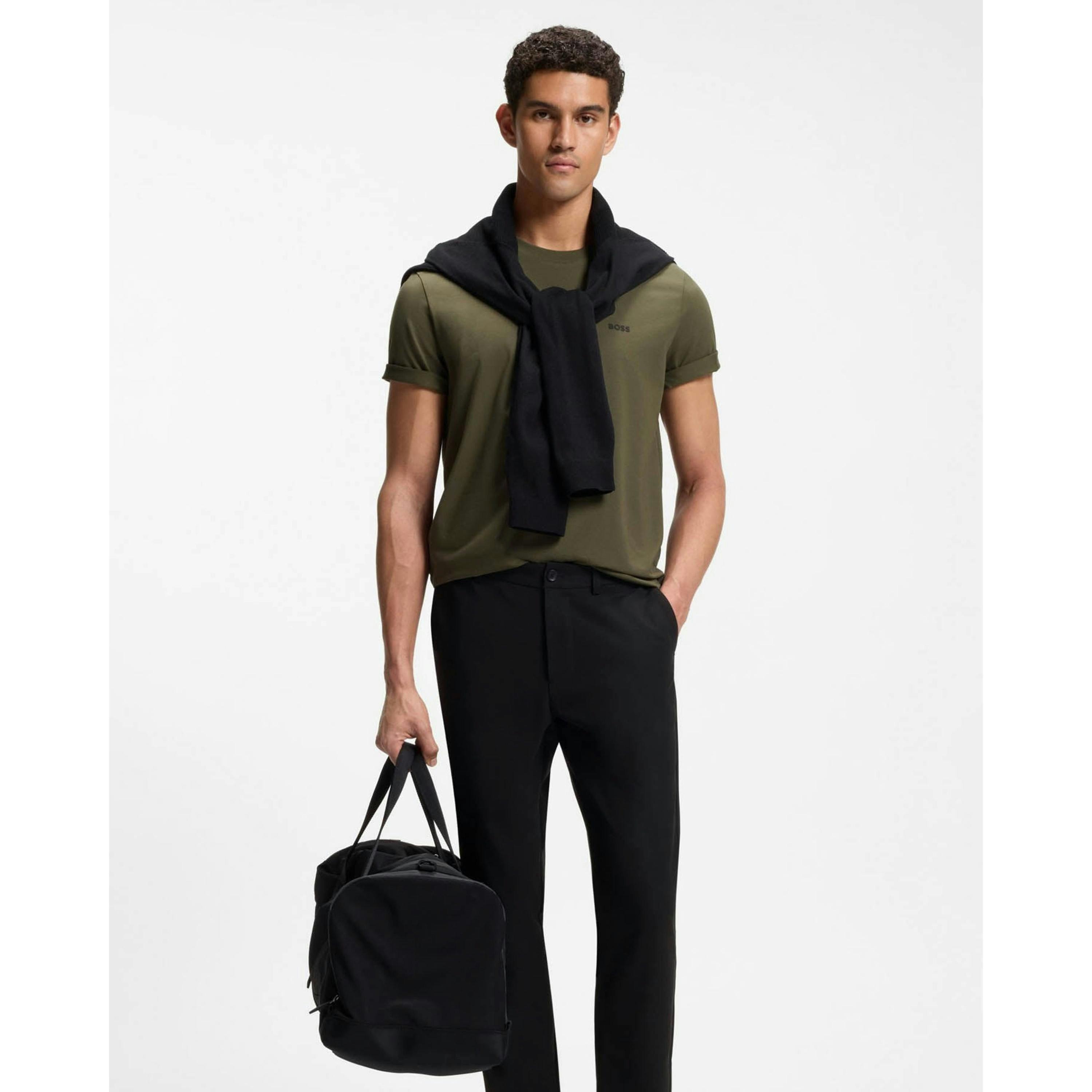 Hugo Boss Contrast Logo T-Shirt  in Green , view 4 of 4