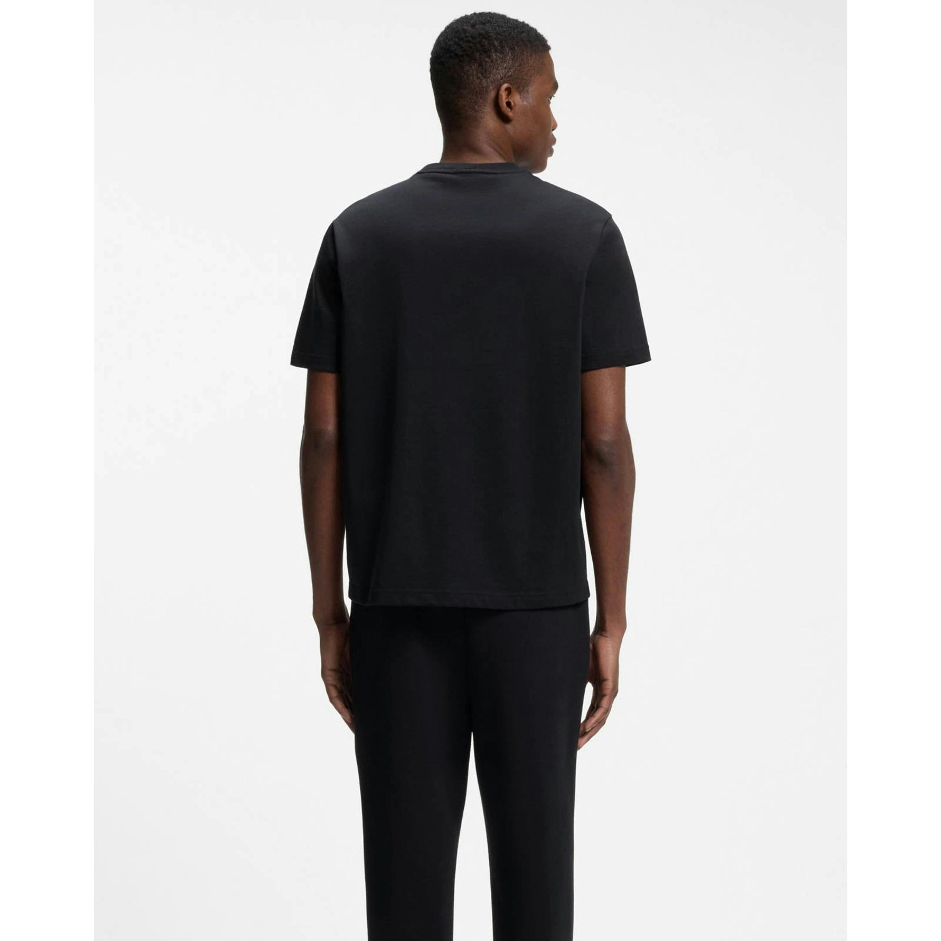 Hugo Boss Structure T-Shirt  in Black , view 2 of 4