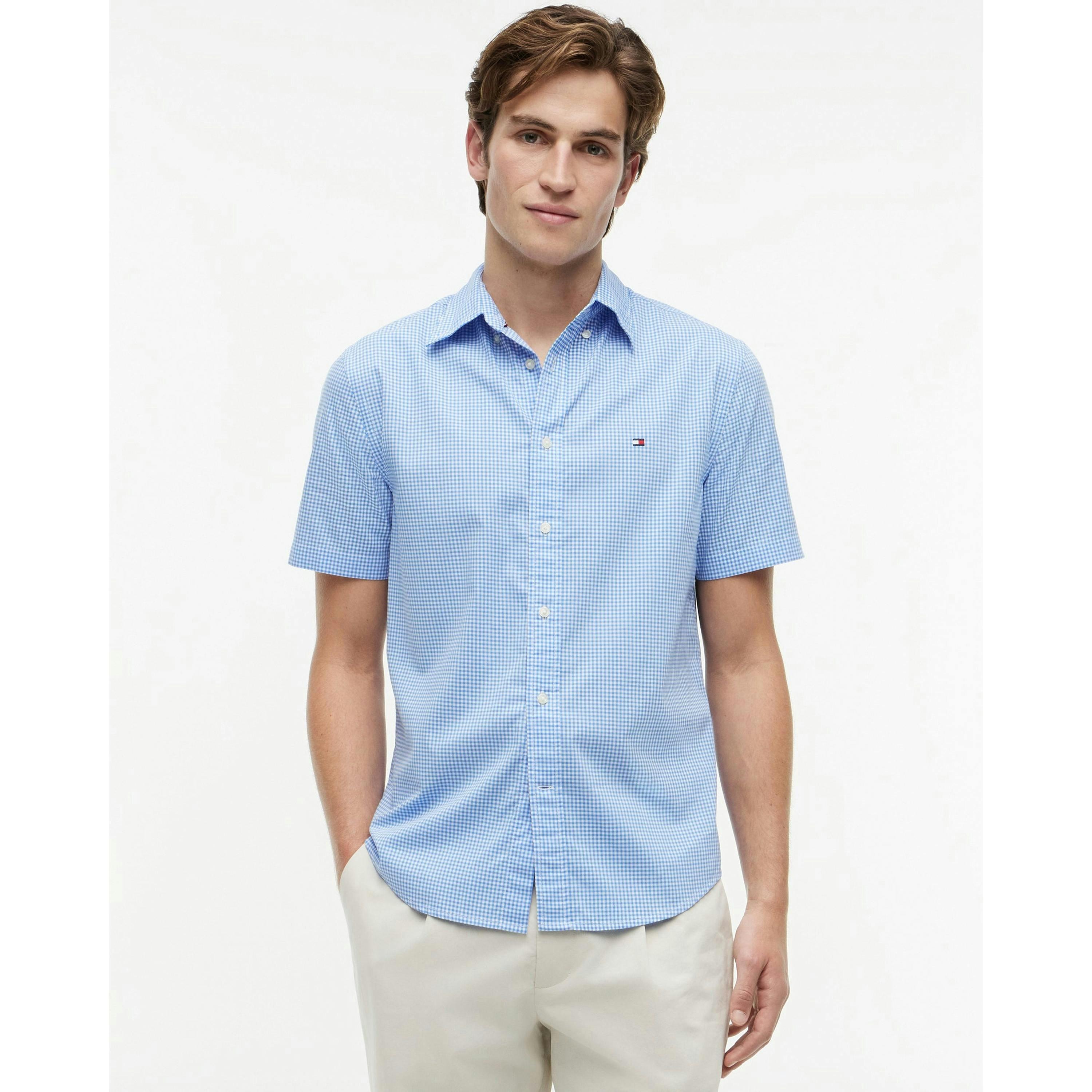 Tommy Hilfiger Gingham Shirt  in Blue , view 1 of 5