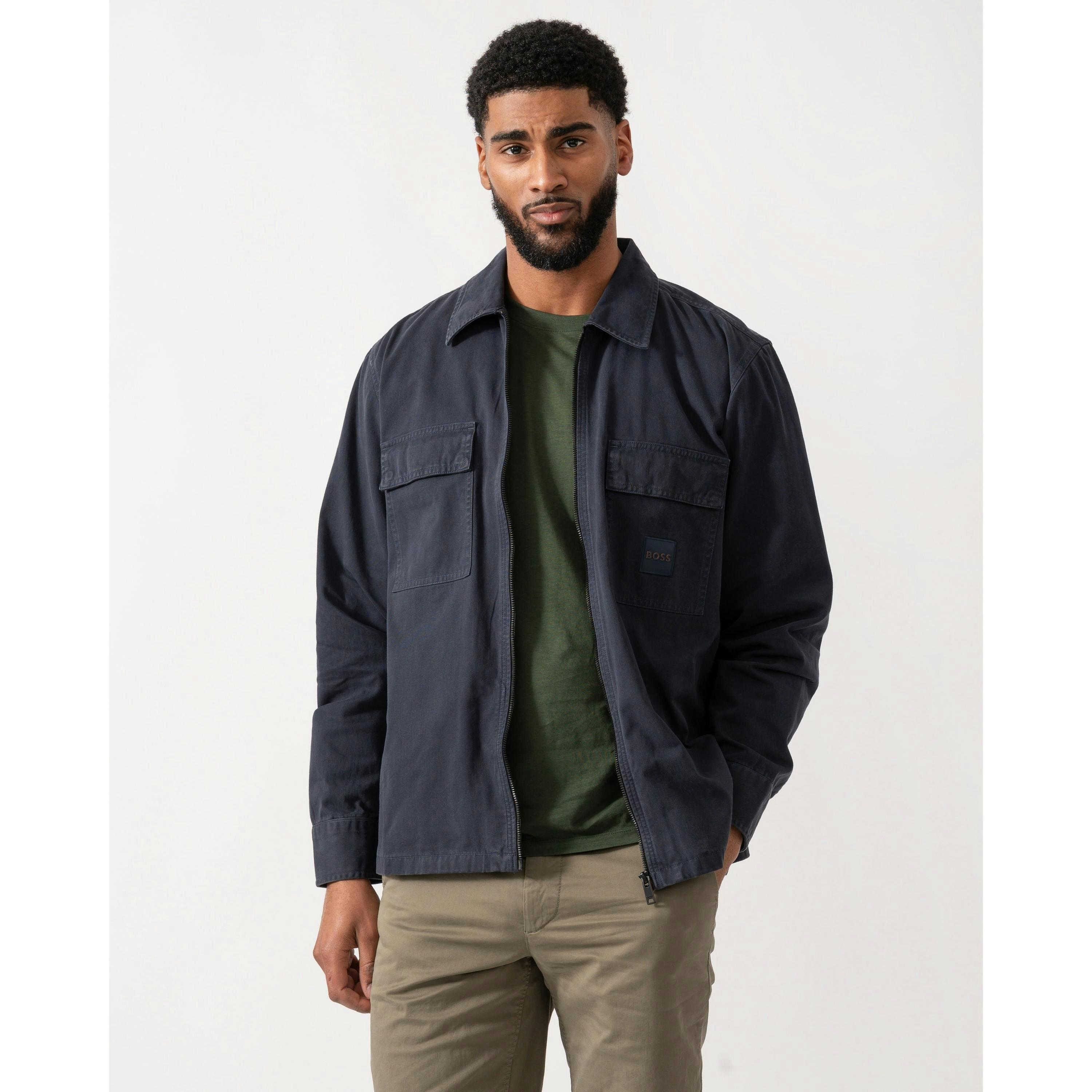 Hugo Boss Overshirts  in Grey , view 1 of 5