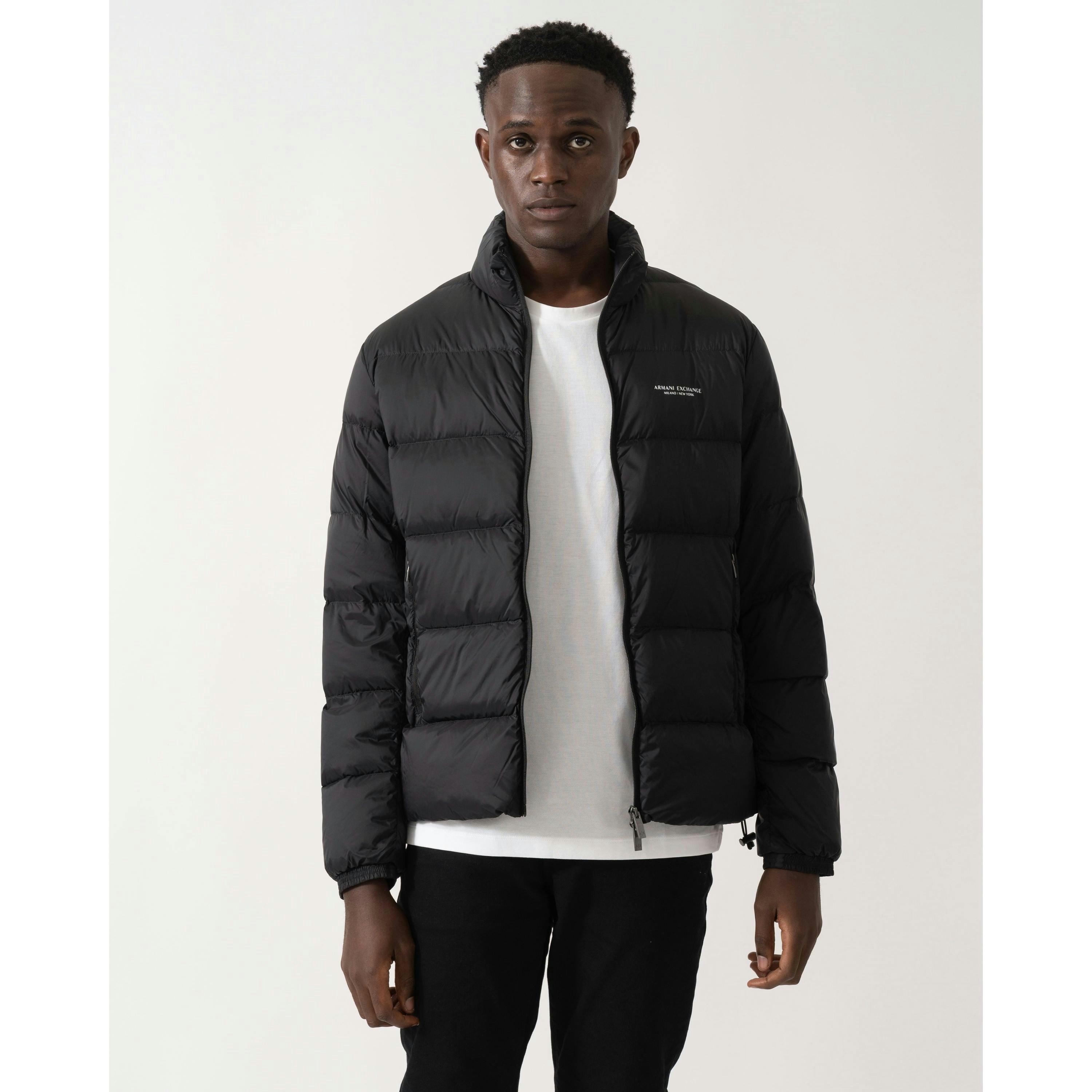 Armani Exchange Puffer Jacket  in Black , view 1 of 4