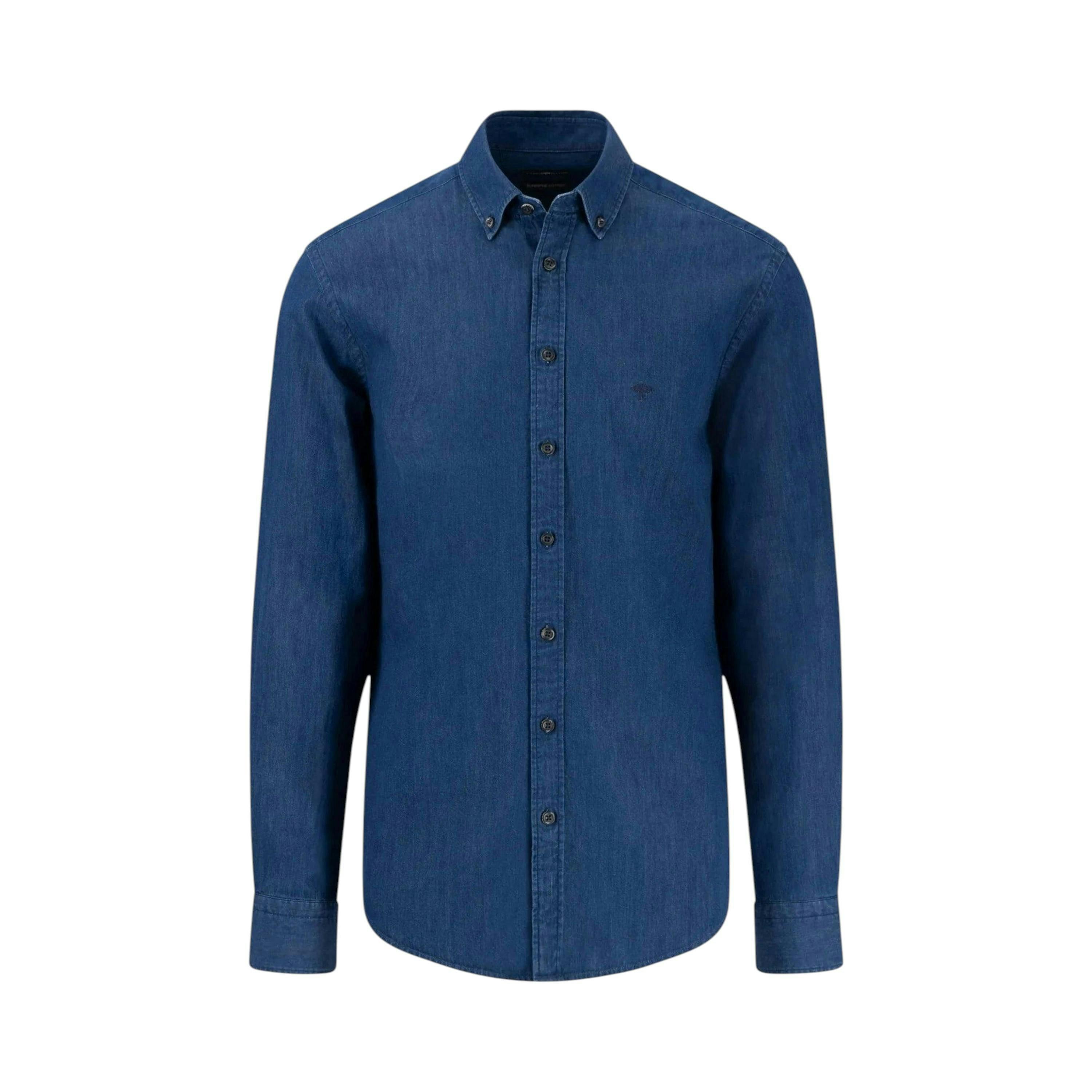 Button Down Denim Shirt Dark Wash , view 1 of 2