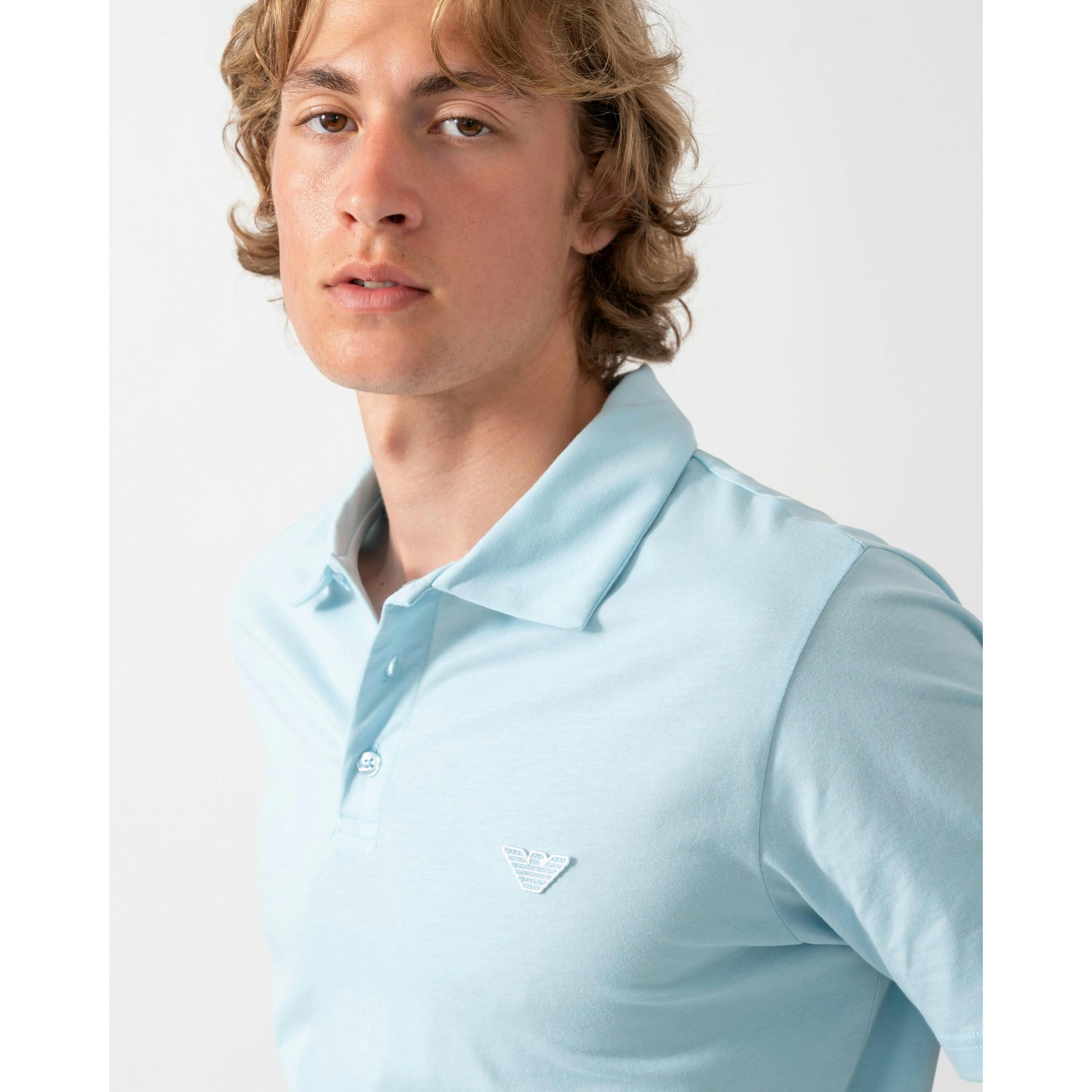 Emporio Armani Polo Shirt  in Blue , view 3 of 3